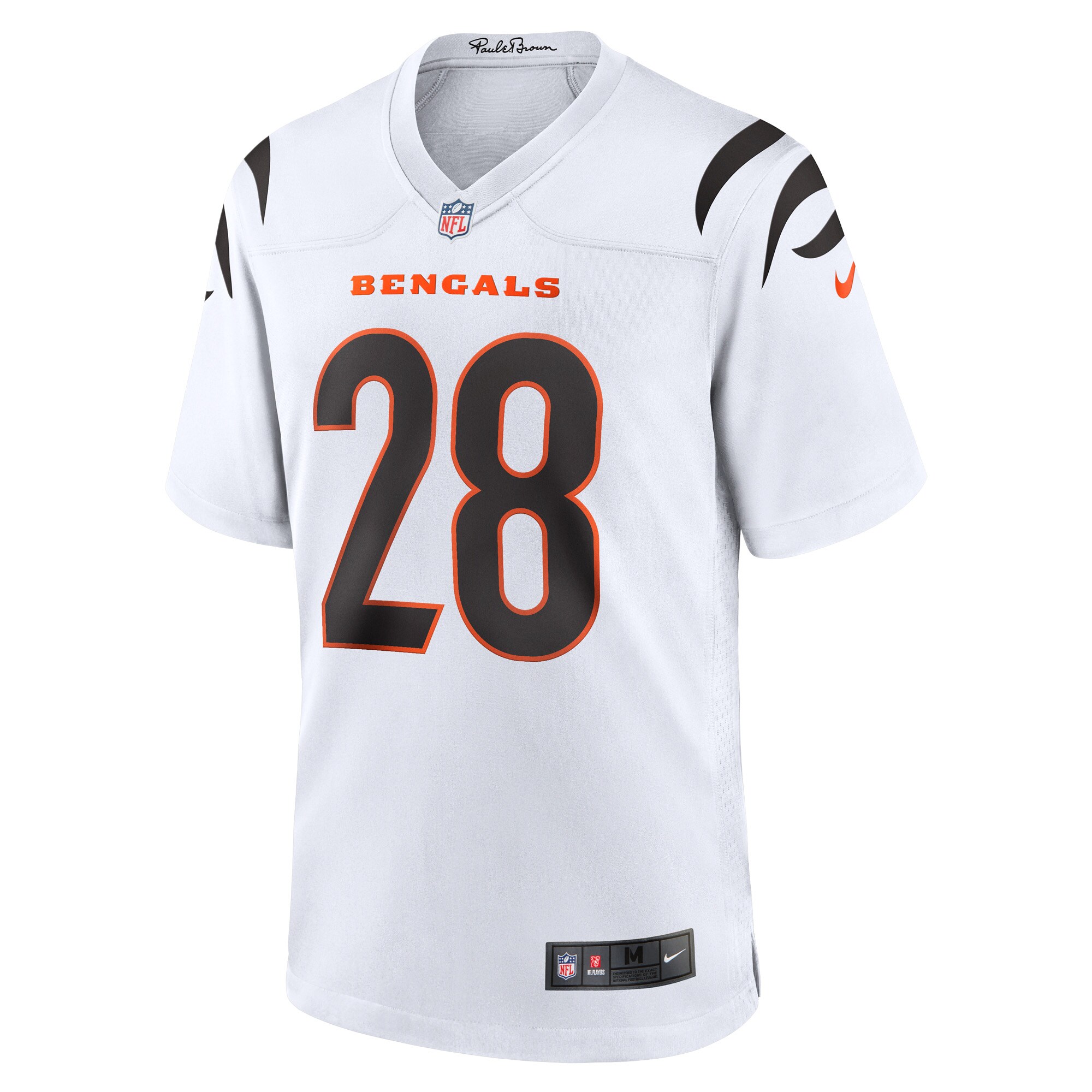 Joe Mixon Cincinnati BengalsAway Game Player Jersey - White