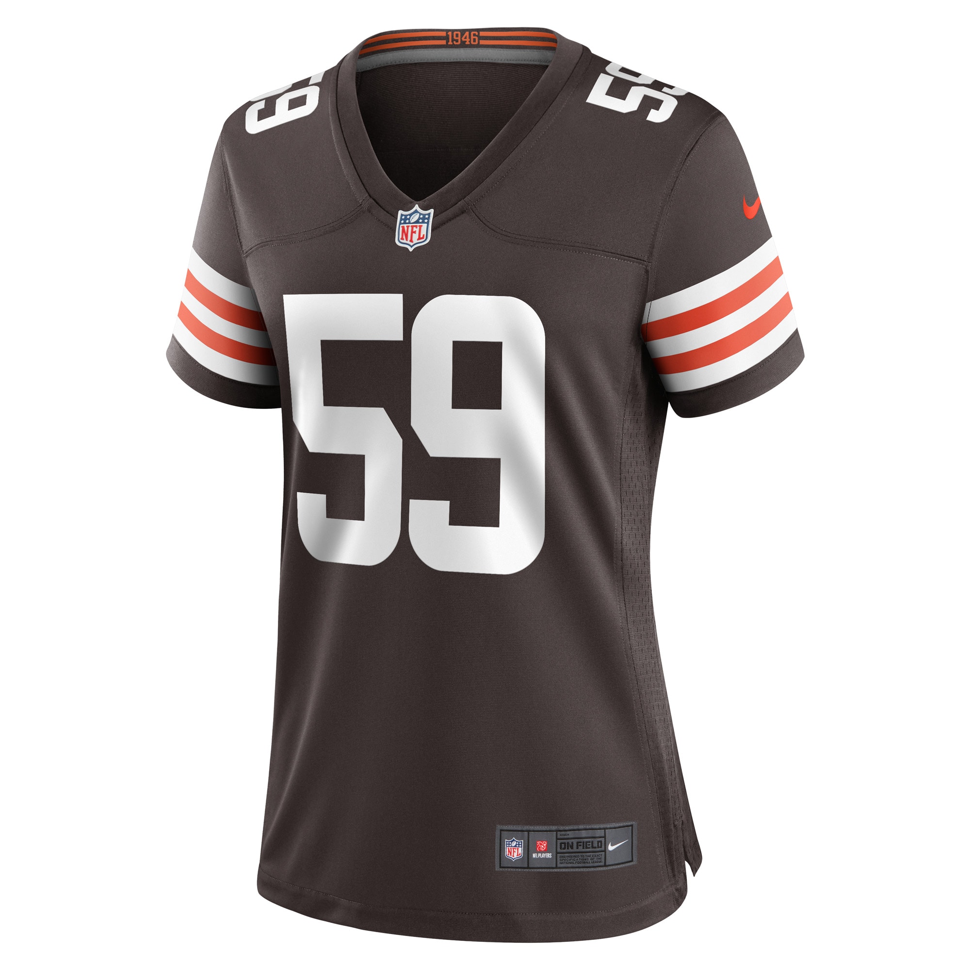 Joe Haeg Cleveland Browns Women's Game Player Jersey - Brown