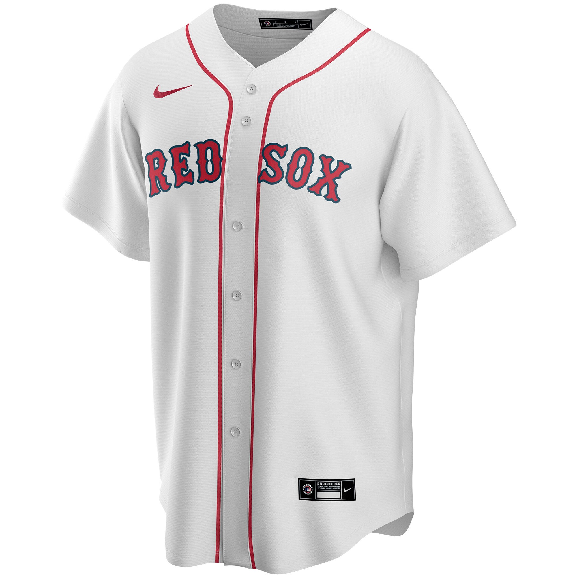 Boston Red SoxYouth Home Replica Custom Jersey - White