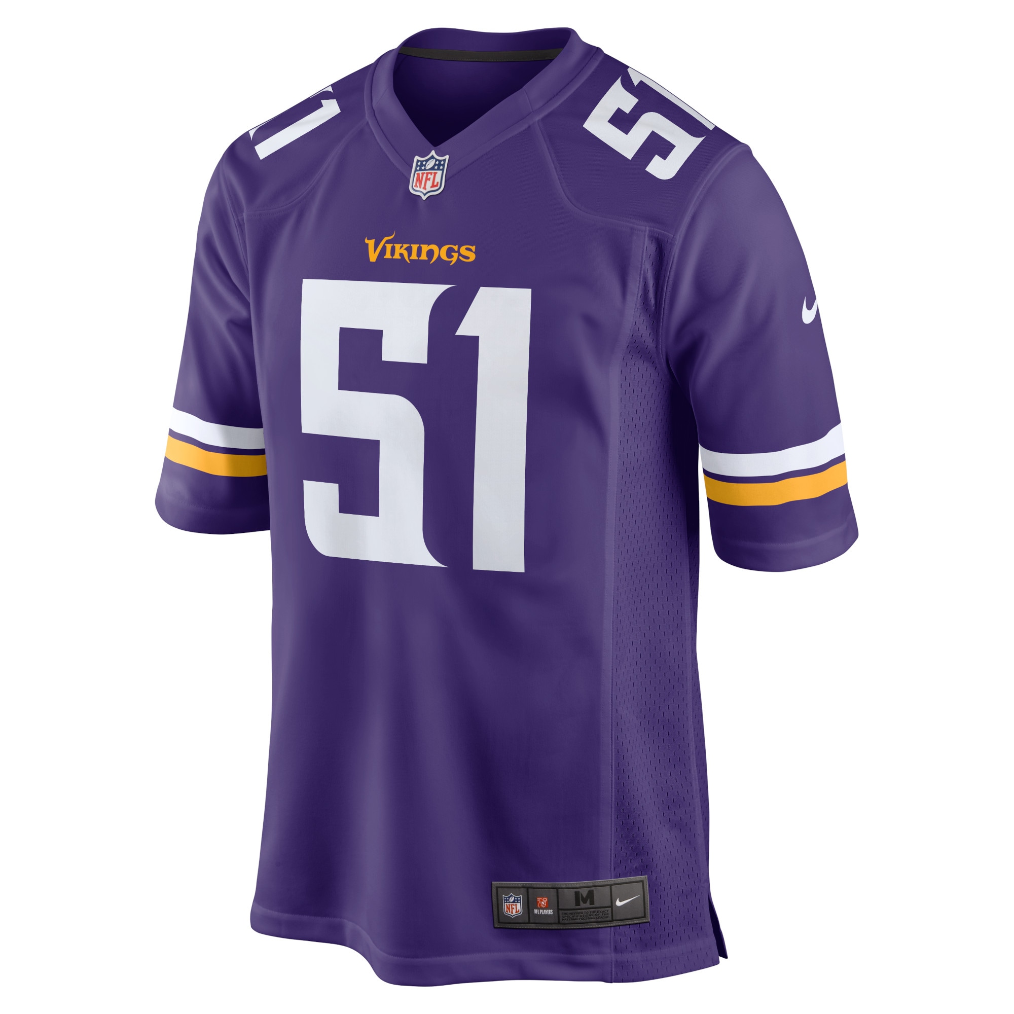 Benton Whitley Minnesota VikingsHome Game Player Jersey - Purple