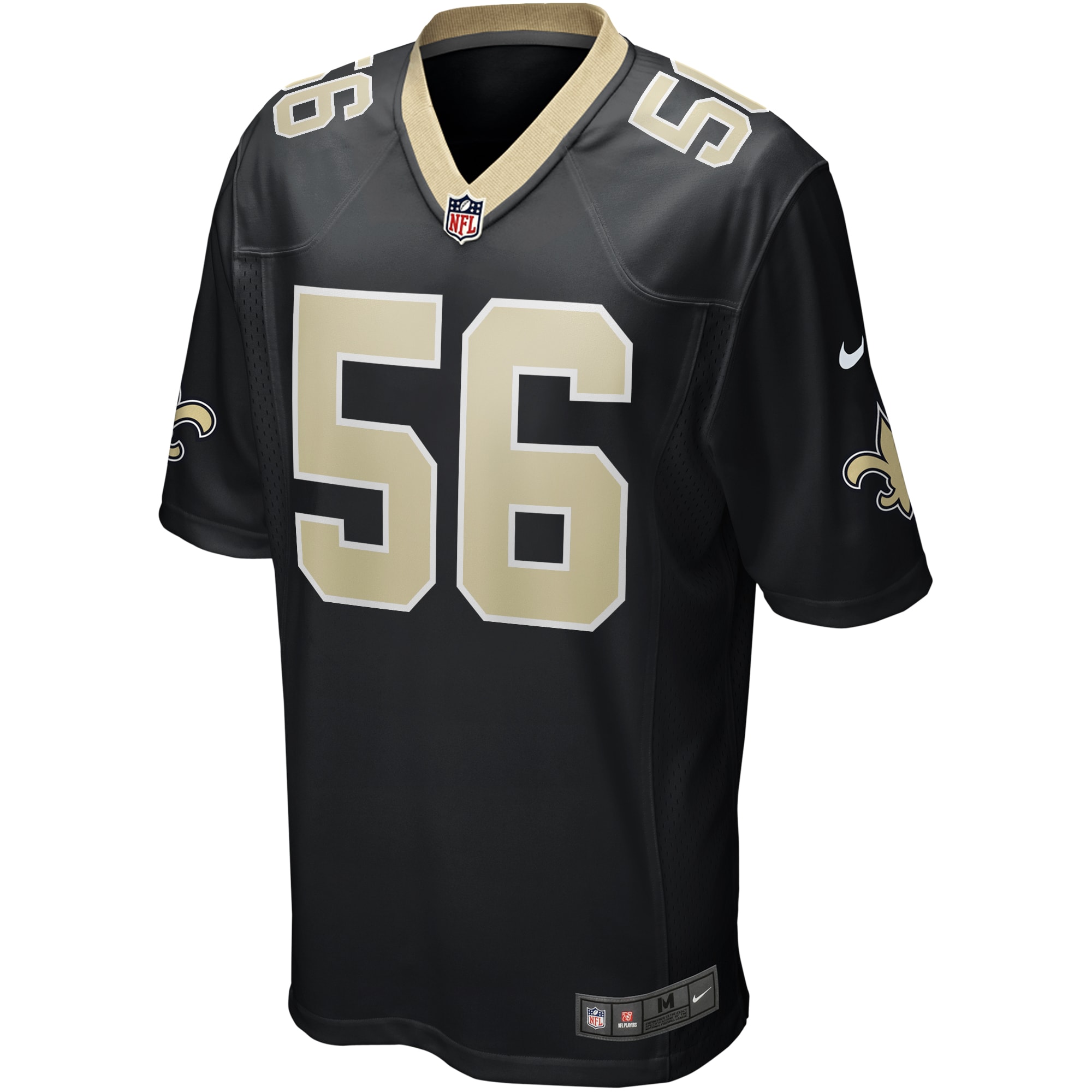 Demario Davis New Orleans SaintsGame Jersey - Black