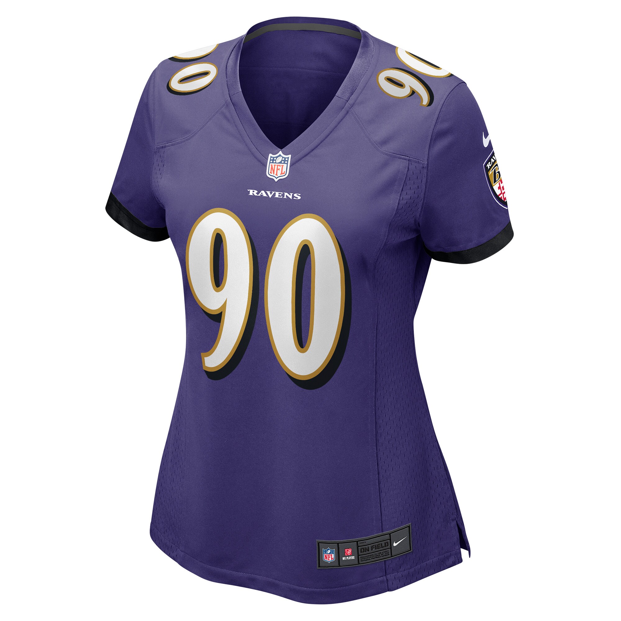 David Ojabo Baltimore Ravens Women's Game Player Jersey - Purple