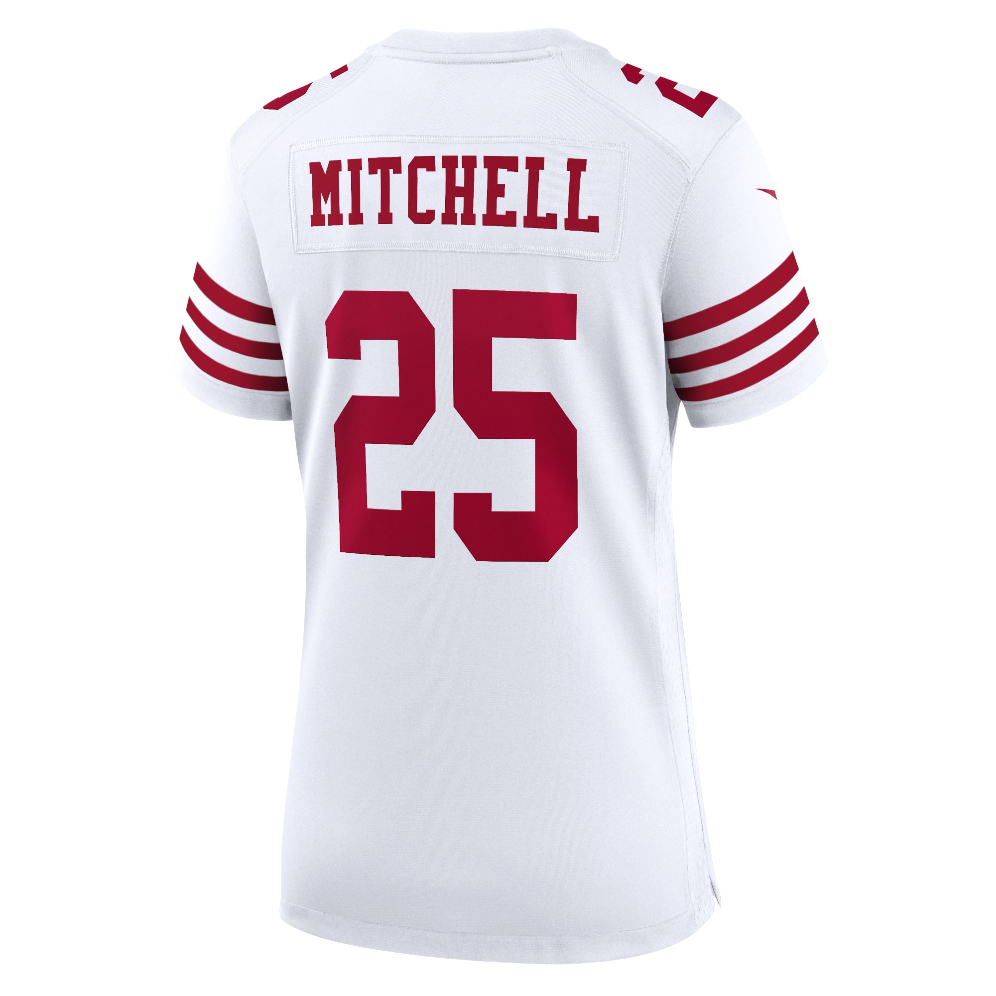 Elijah Mitchell San Francisco 49ers Women's Player Game Jersey - White