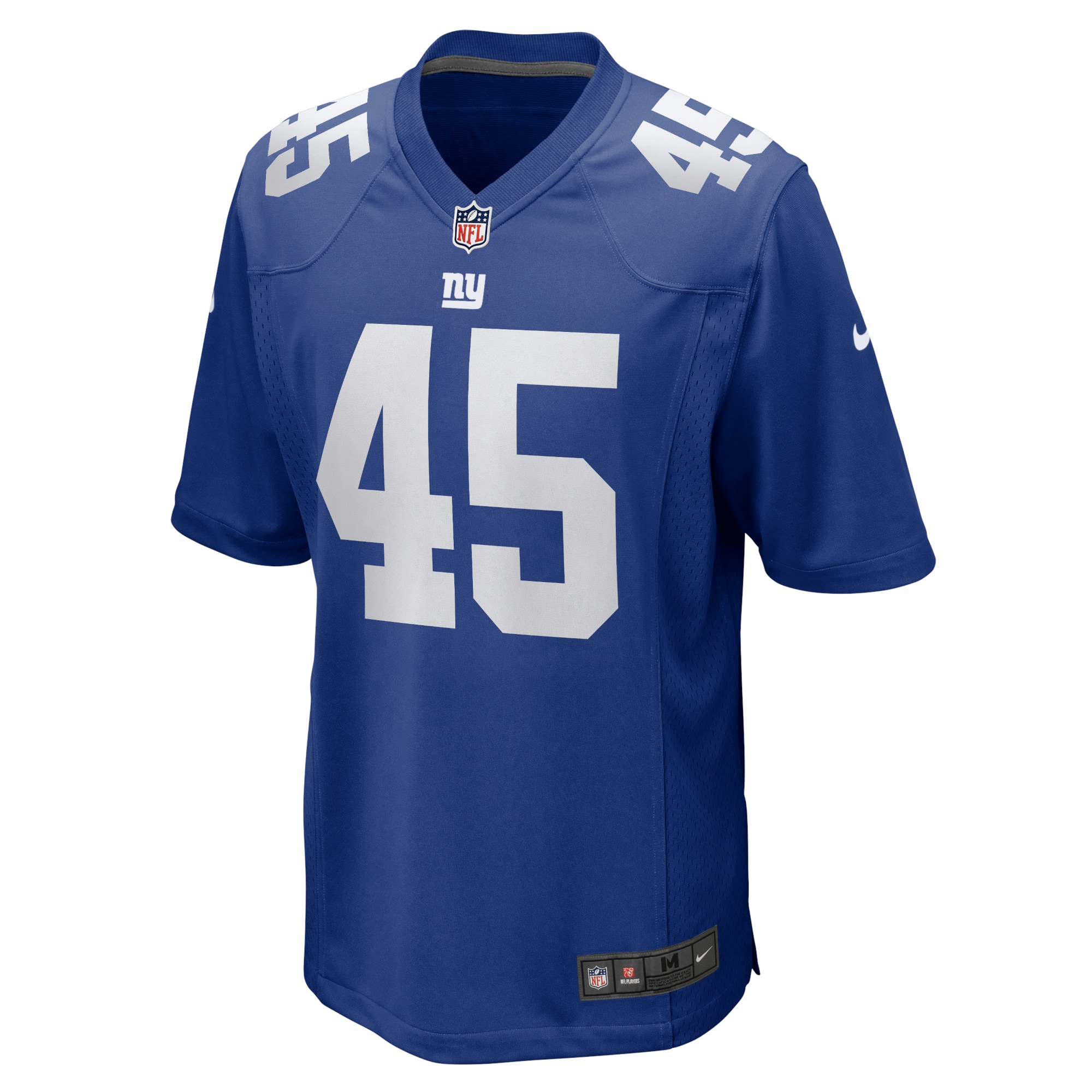 Dre Miller New York GiantsHome Game Player Jersey - Royal