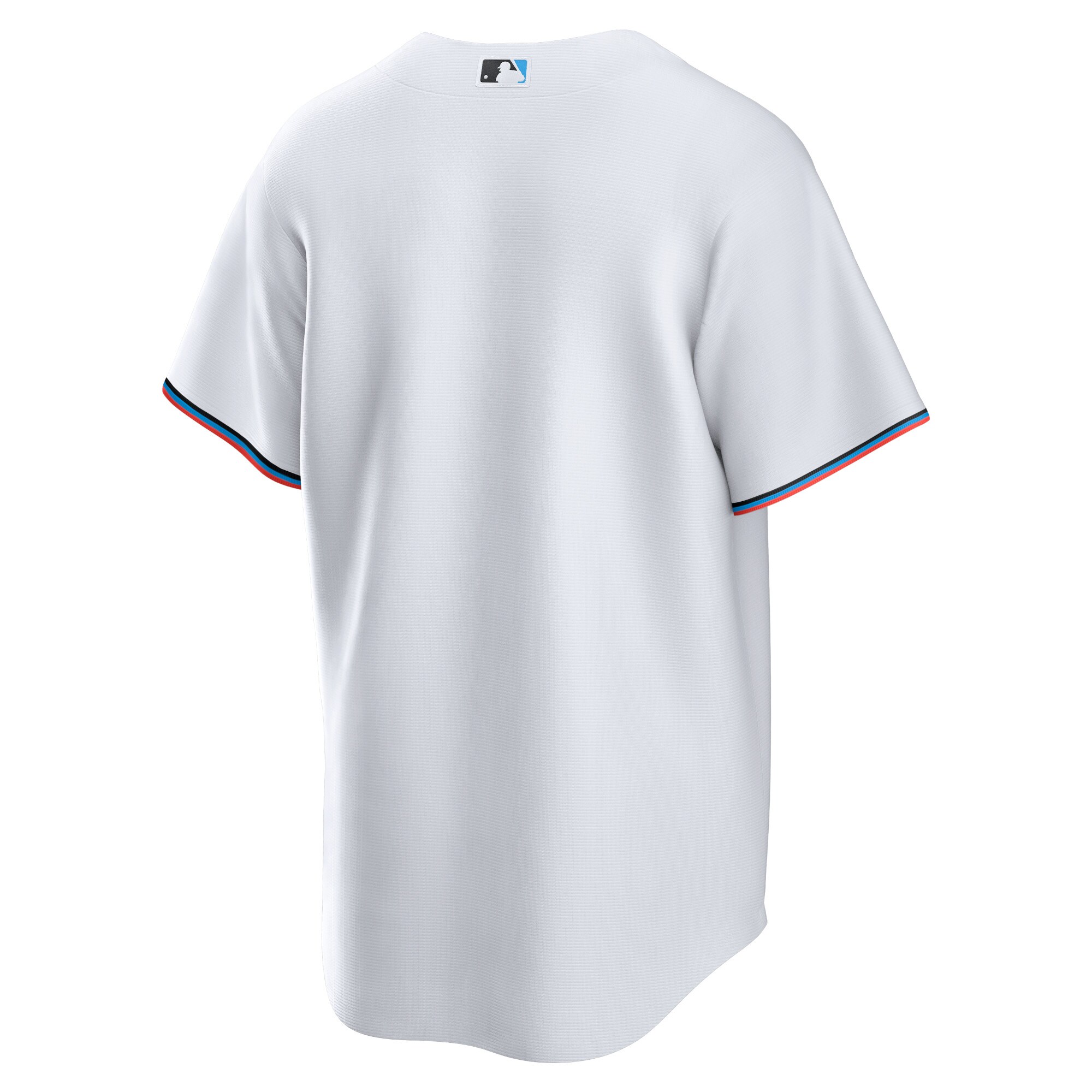 Miami MarlinsHome Blank Replica Jersey - White