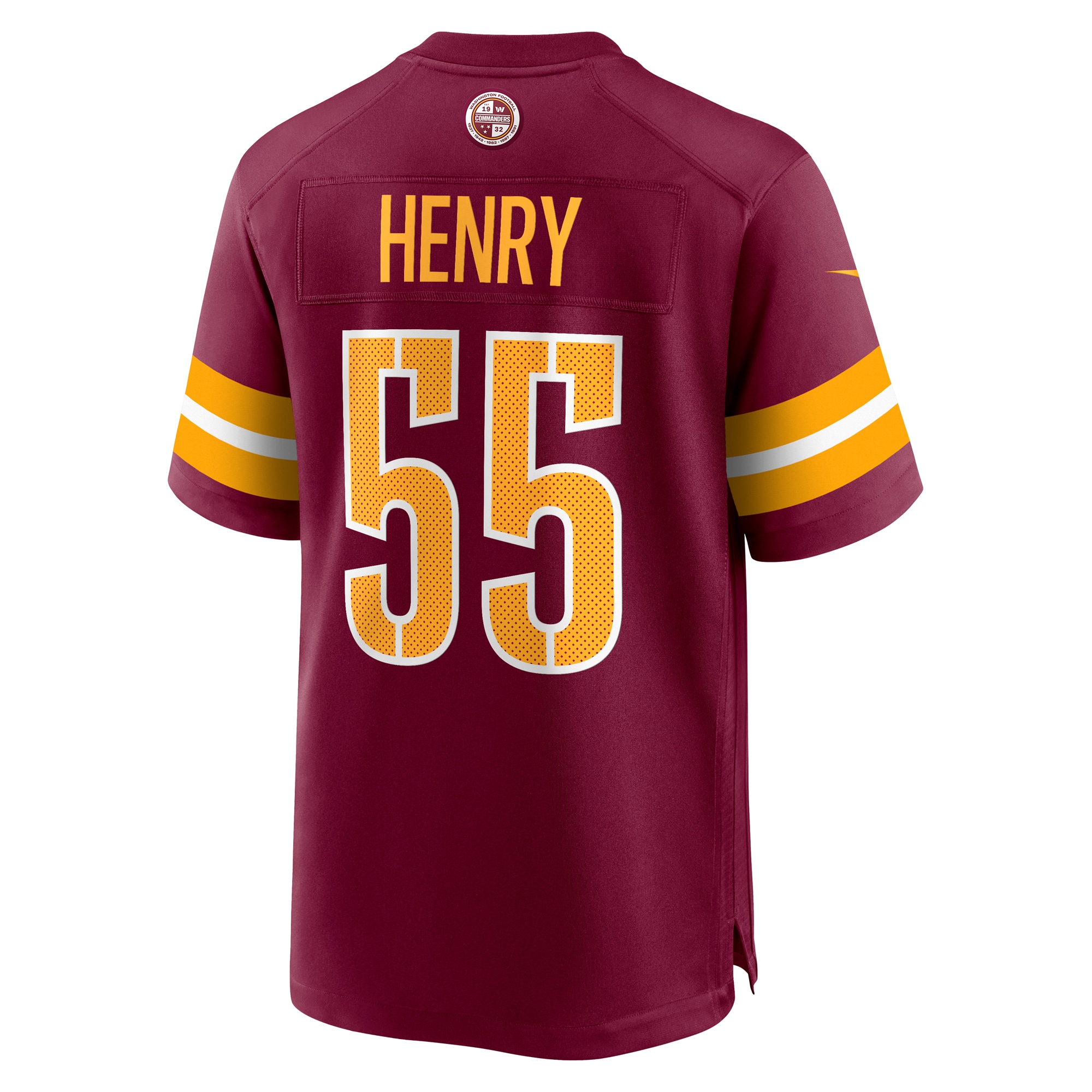 K.J. Henry Washington CommandersTeam Game Jersey - Burgundy