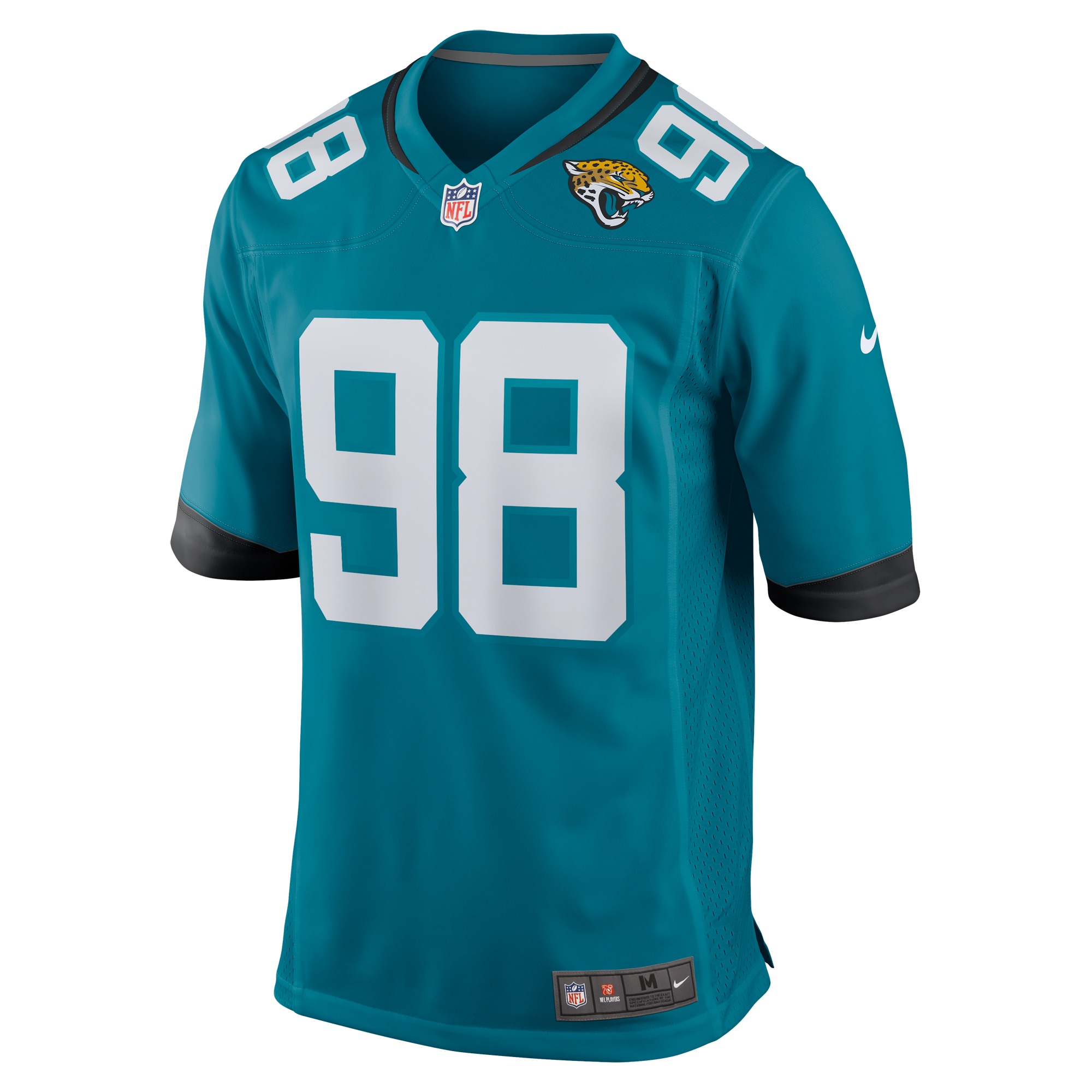 Corey Peters Jacksonville JaguarsHome Game Player Jersey - Teal