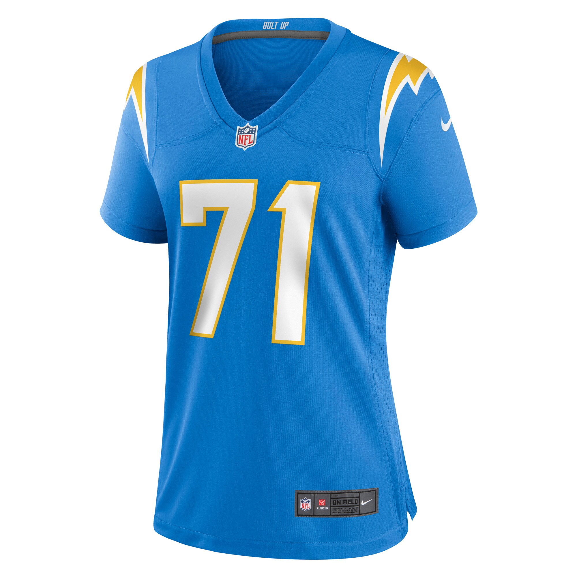 Matt Feiler Los Angeles Chargers Women's Game Player Jersey - Powder Blue