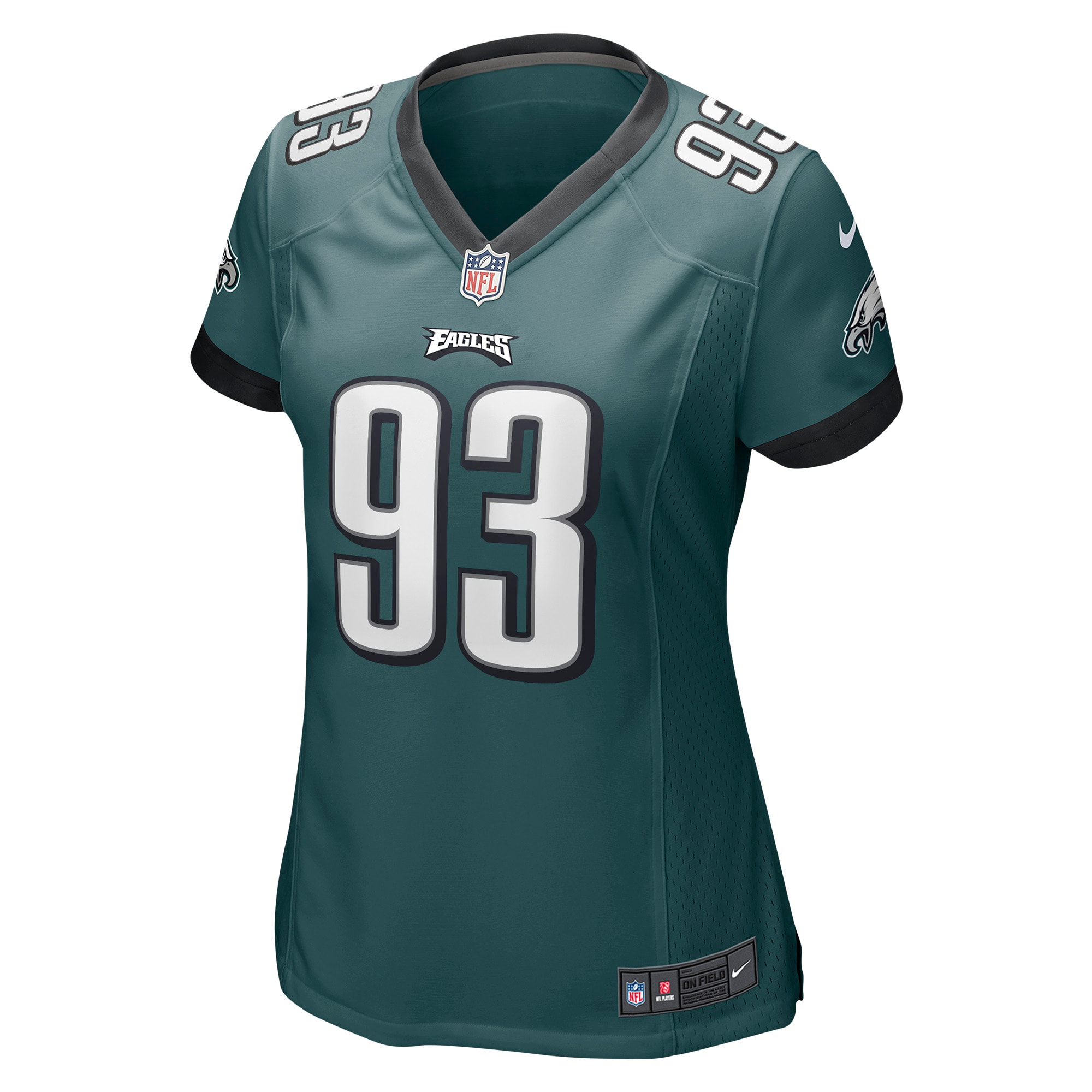 Milton Williams Philadelphia Eagles Women's Game Jersey - Midnight Green