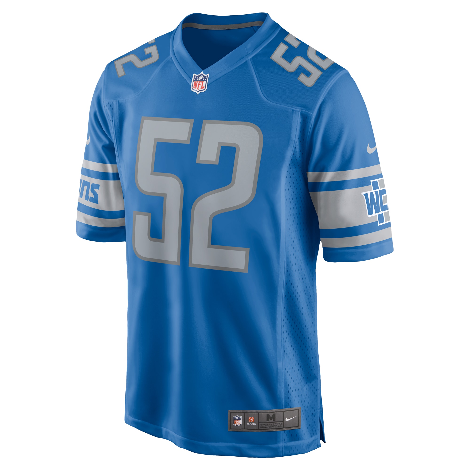 Demetrius Taylor Detroit LionsHome Game Player Jersey - Blue
