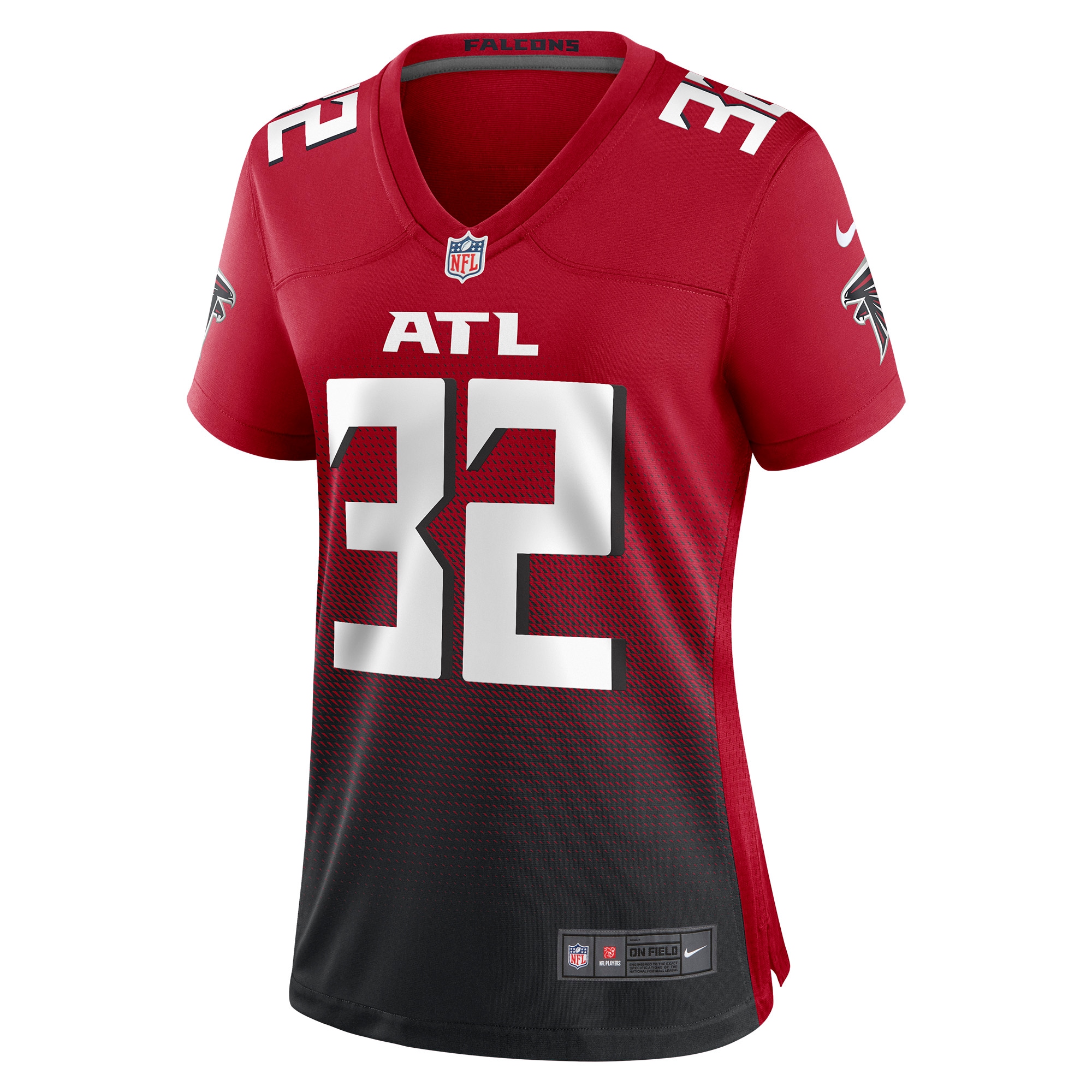 Jamal Anderson Atlanta Falcons Women's Retired Game Jersey - Red