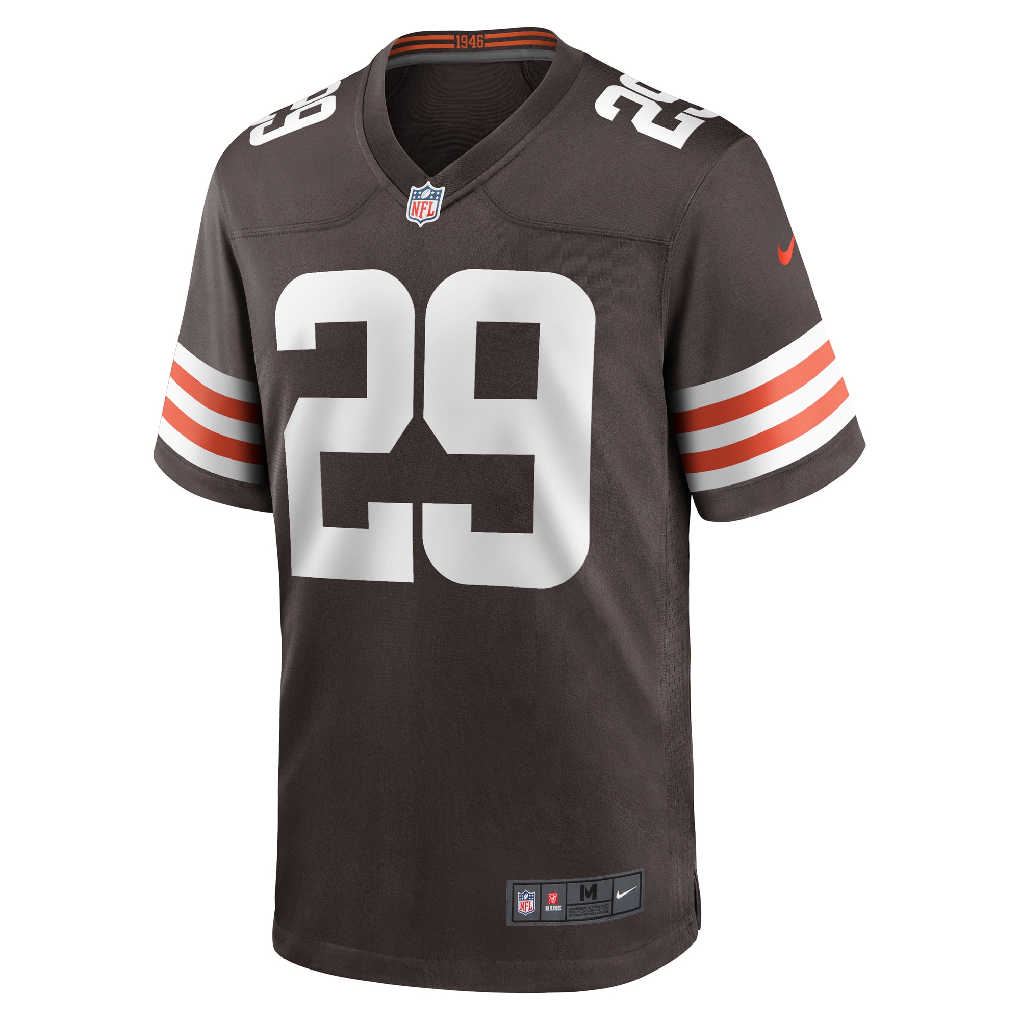 Herb Miller Cleveland BrownsGame Player Jersey - Brown