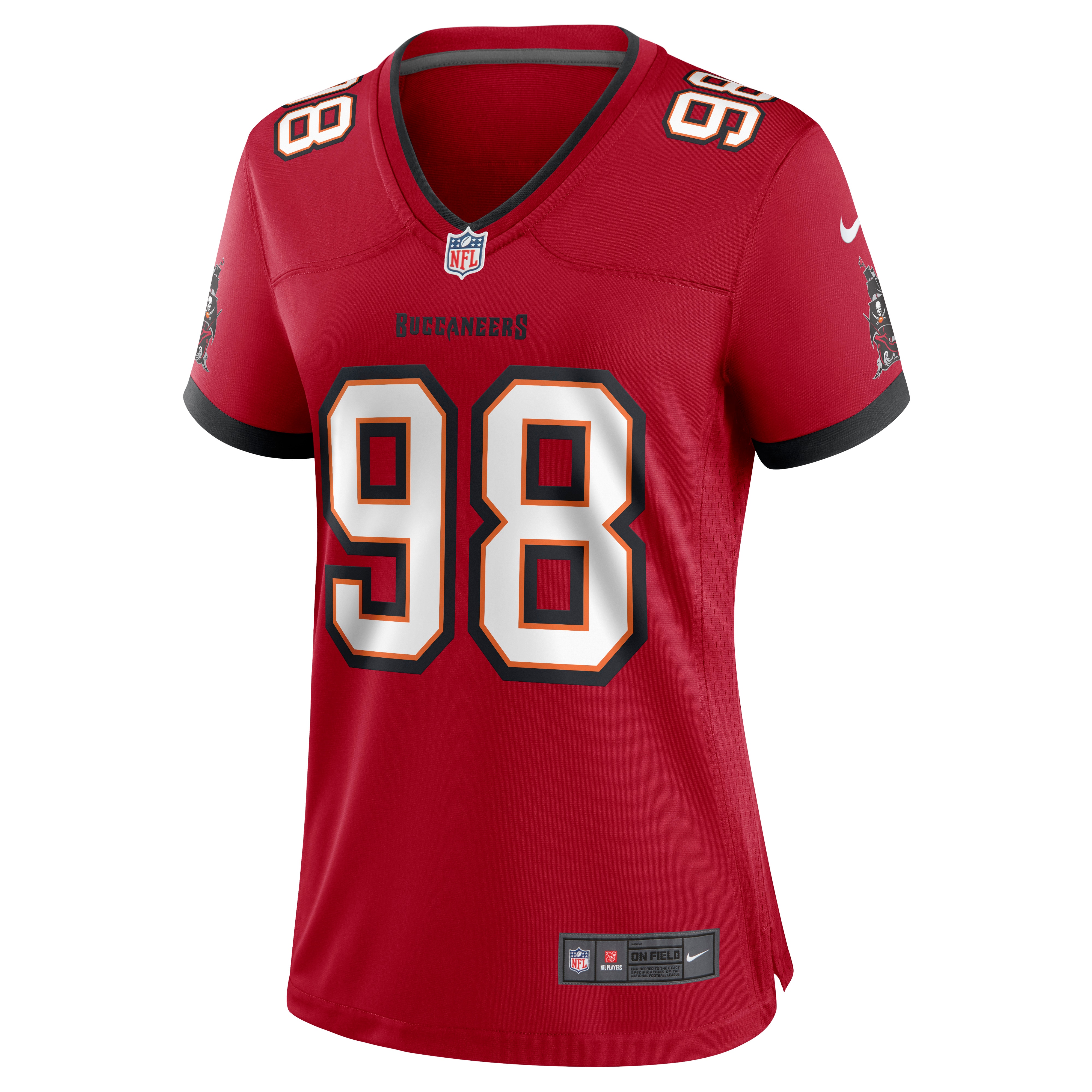 Anthony Nelson Tampa Bay Buccaneers Women's Game Jersey - Red