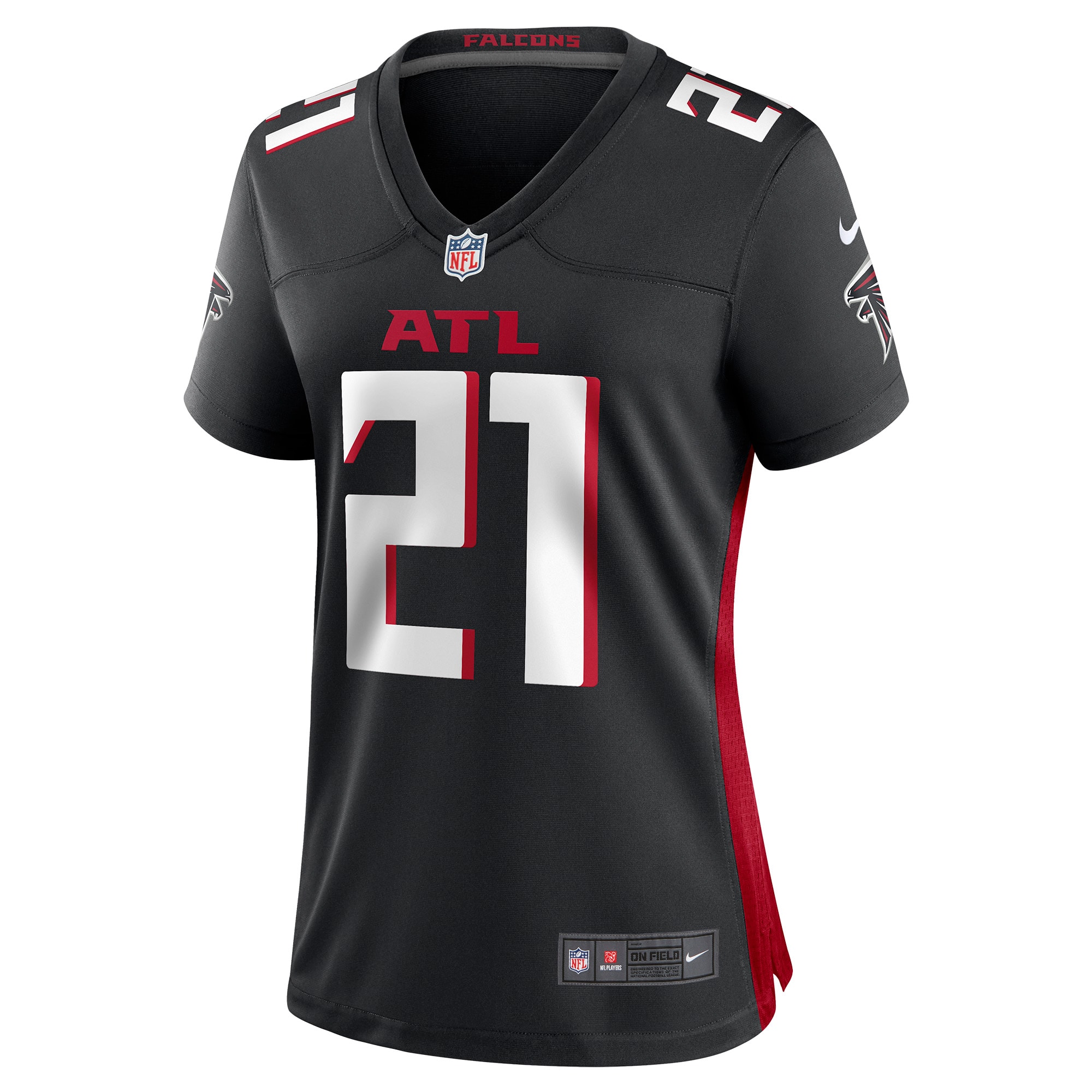 Rashad Fenton Atlanta Falcons Women's Game Player Jersey - Black