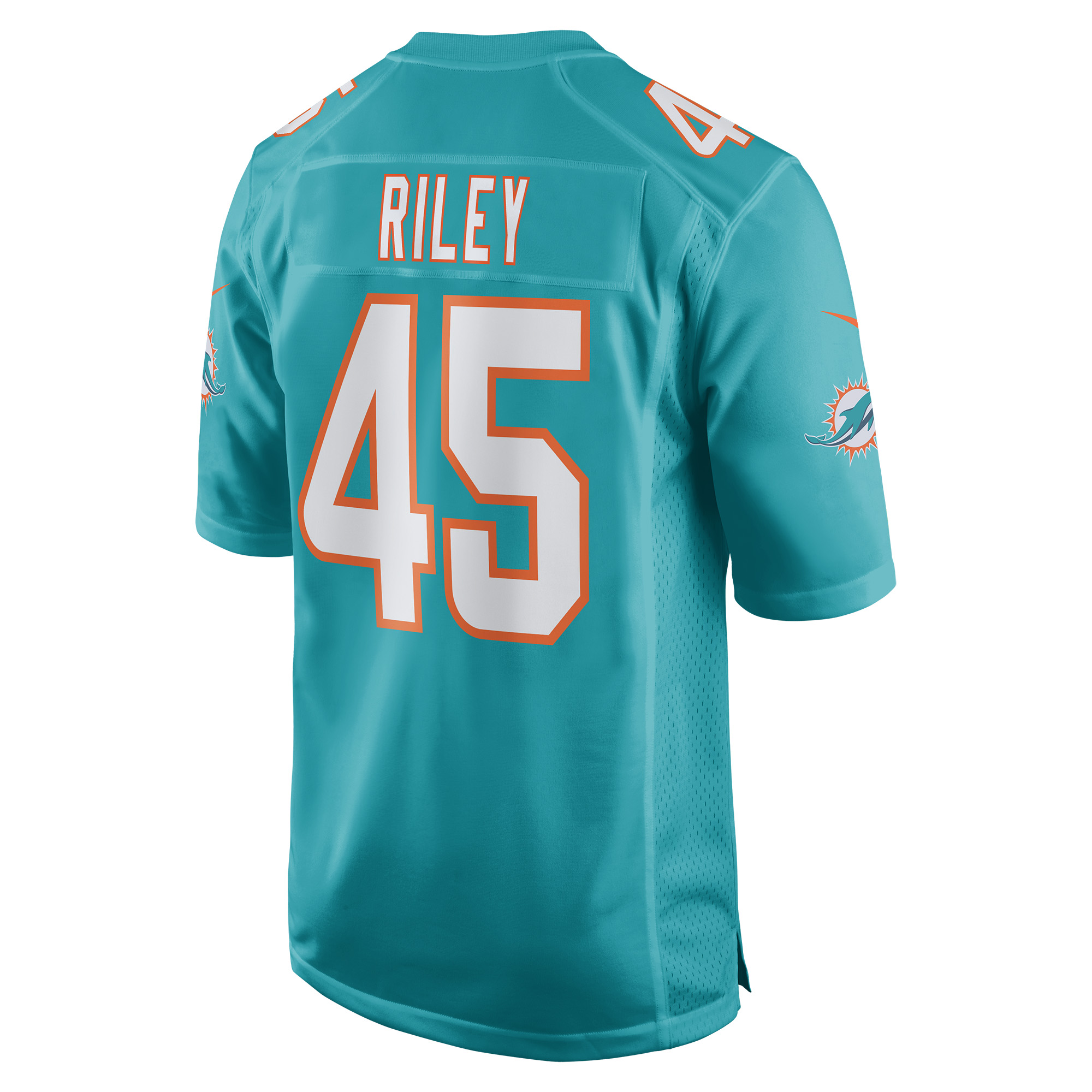Duke Riley Miami DolphinsGame Jersey - Aqua