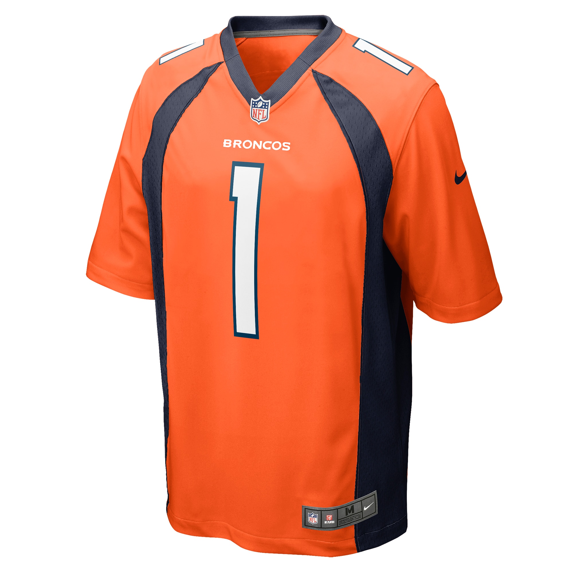 Number 1 Dad Denver BroncosGame Jersey - Orange