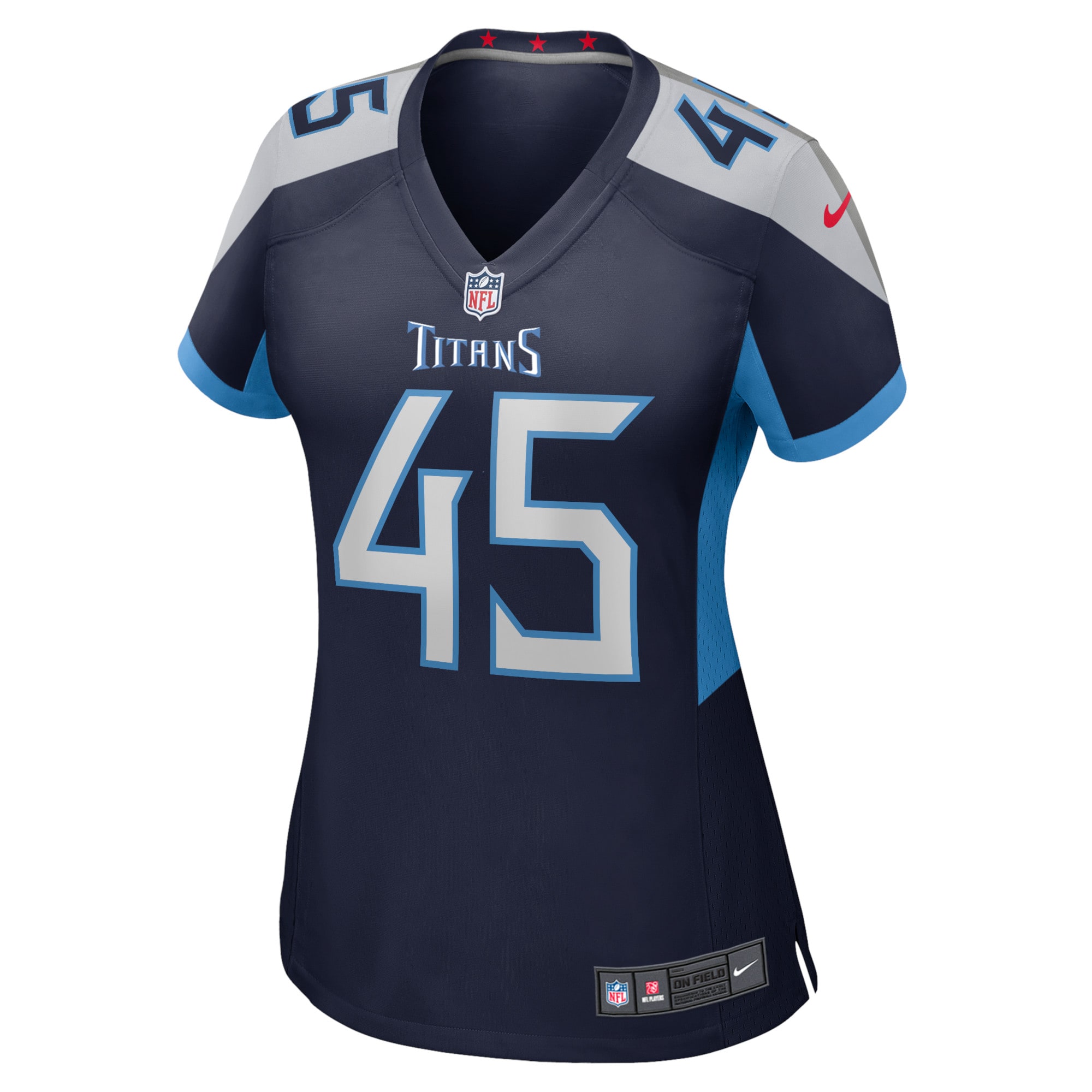 Kyron Brown Tennessee Titans Women's Home Game Player Jersey - Navy