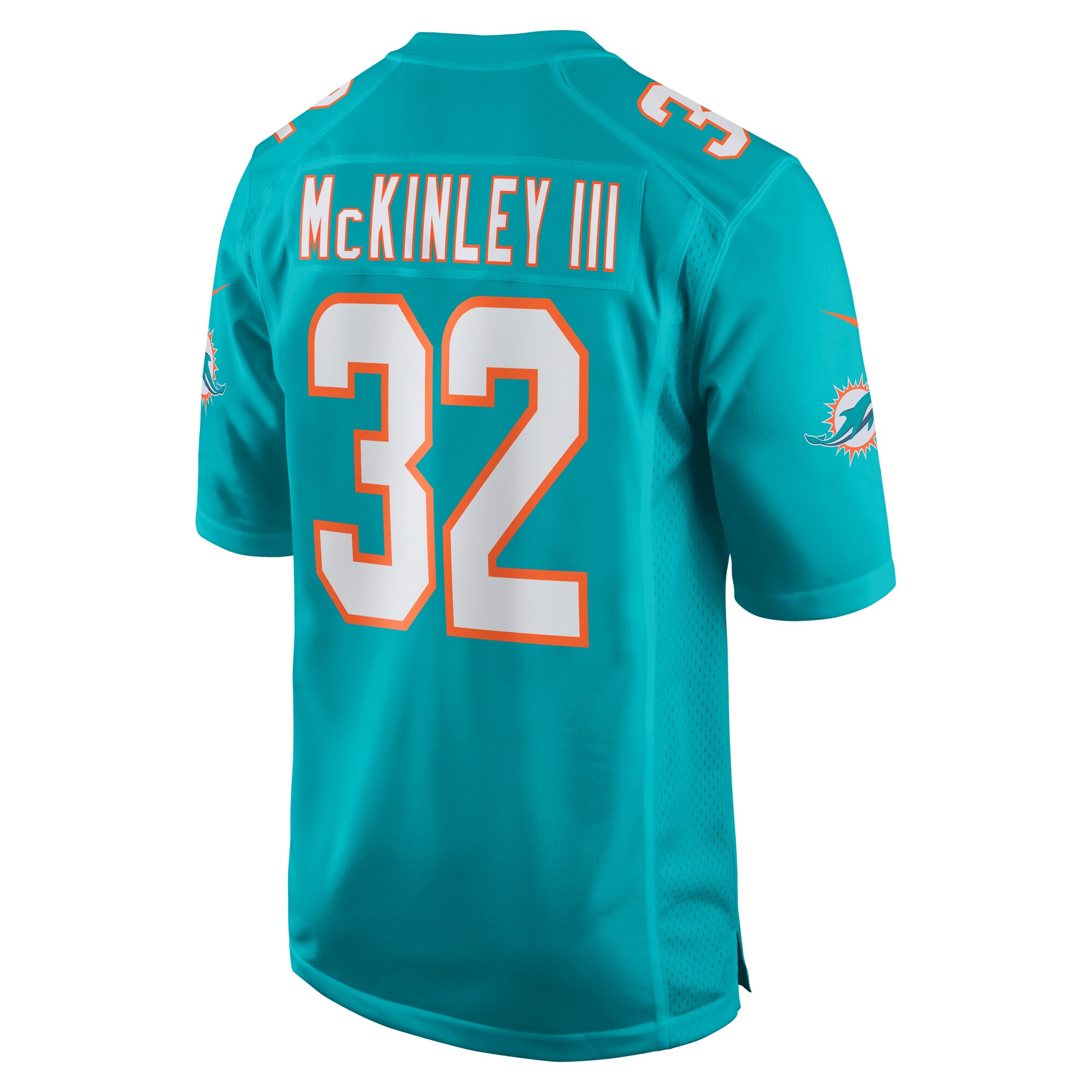 Verone McKinley III Miami DolphinsGame Player Jersey - Aqua