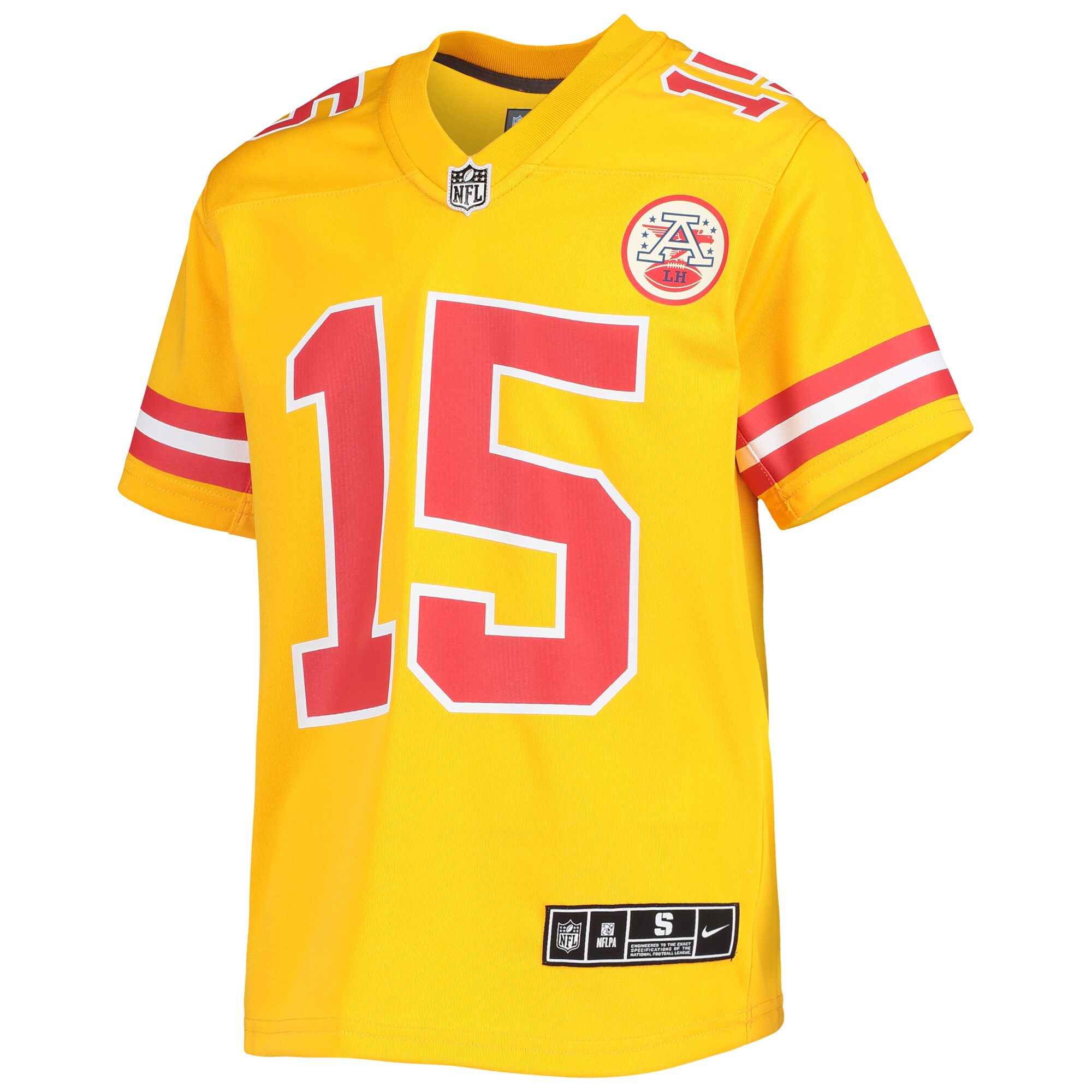 Patrick Mahomes Kansas City ChiefsYouth Inverted Team Game Jersey - Gold