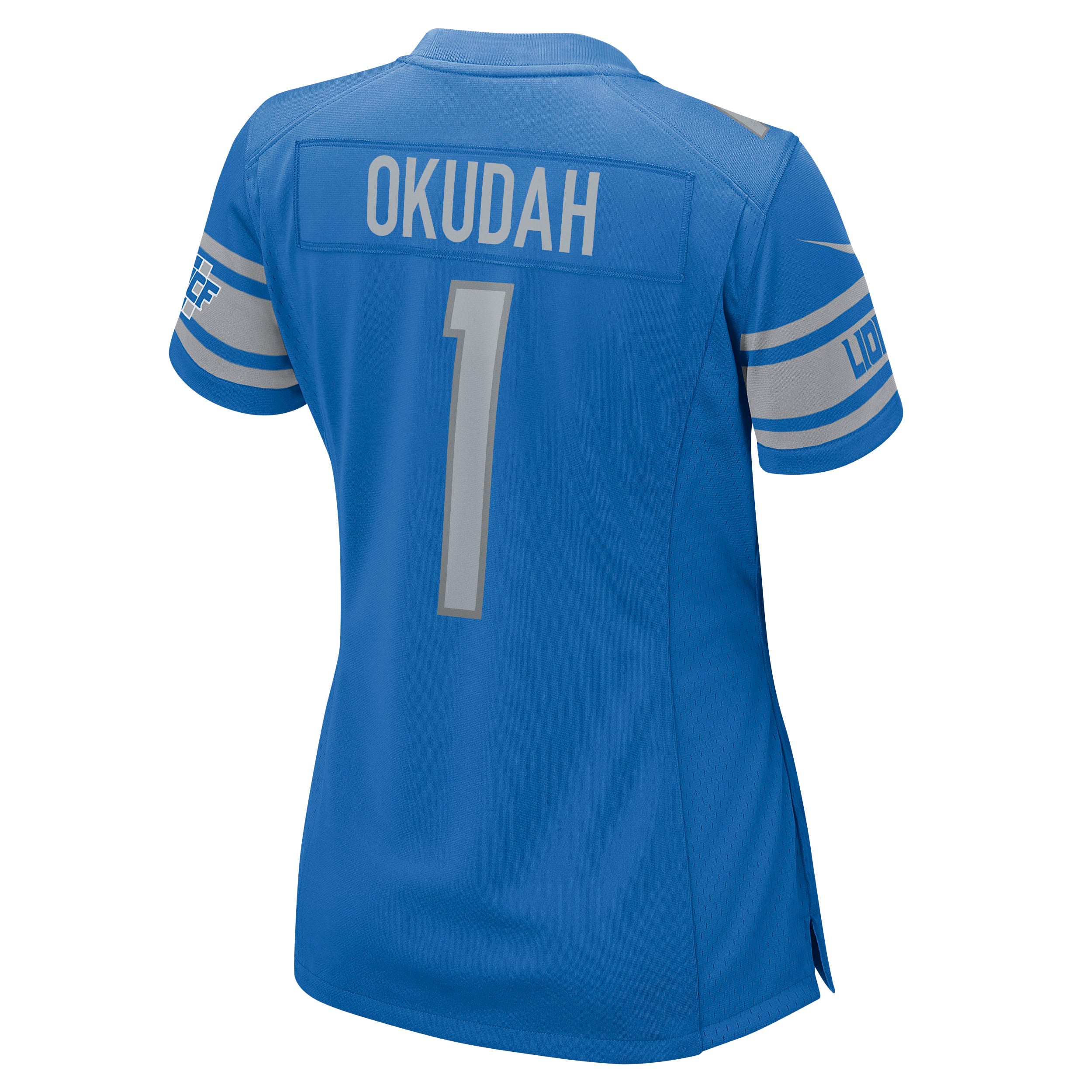 Jeff Okudah Detroit Lions Women's Game Jersey - Blue