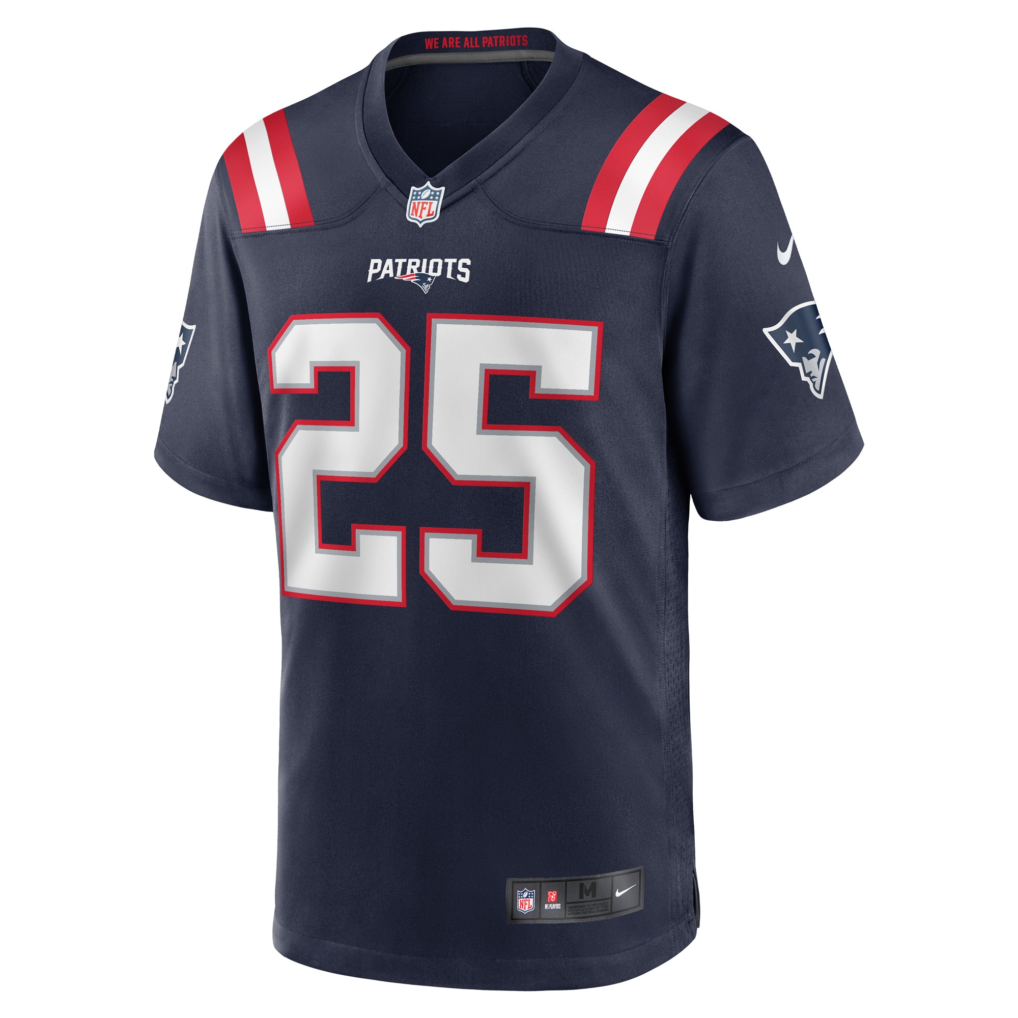 Marcus Jones New England PatriotsGame Player Jersey - Navy