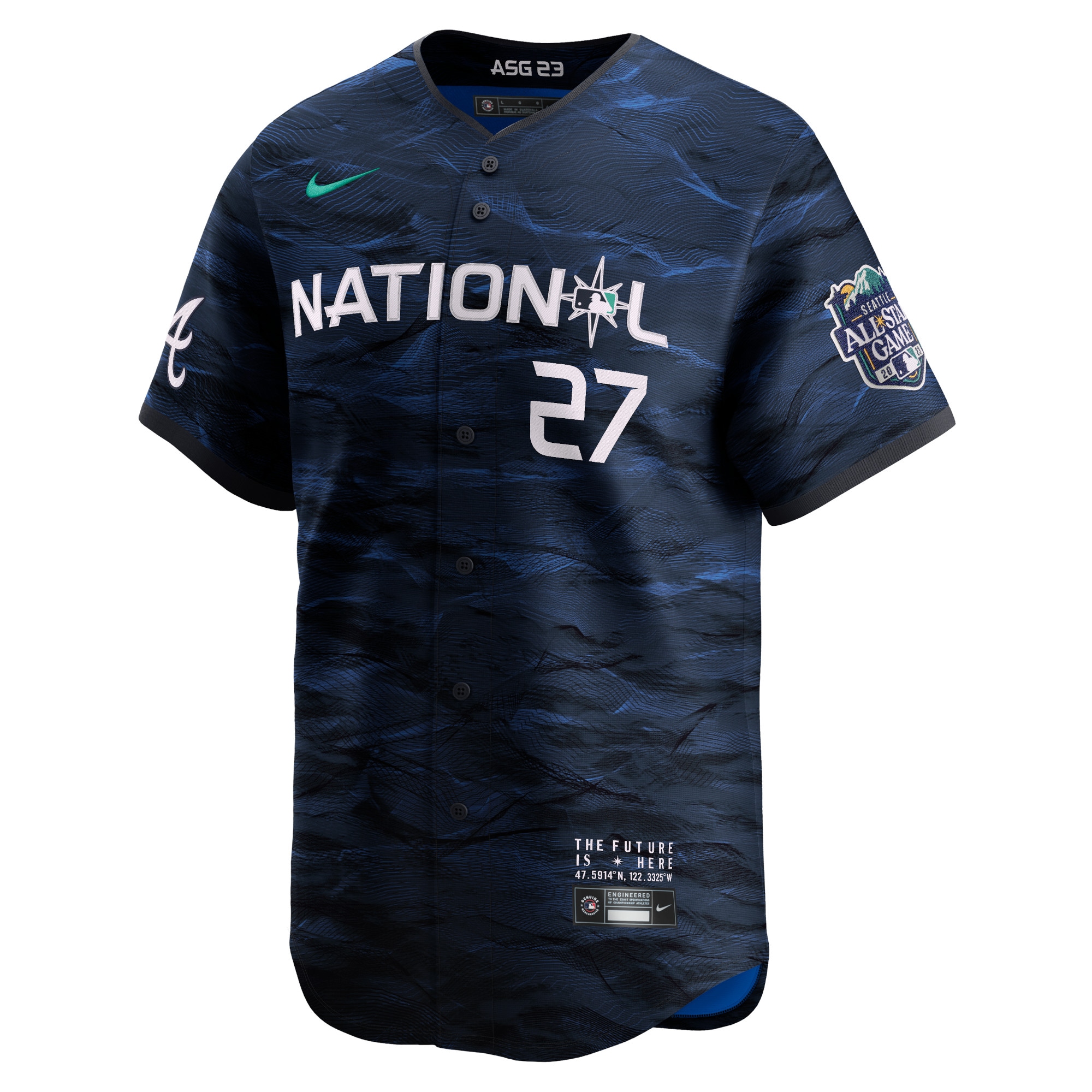 Austin Riley National League2023 MLB All-Star Game Limited Player Jersey - Royal