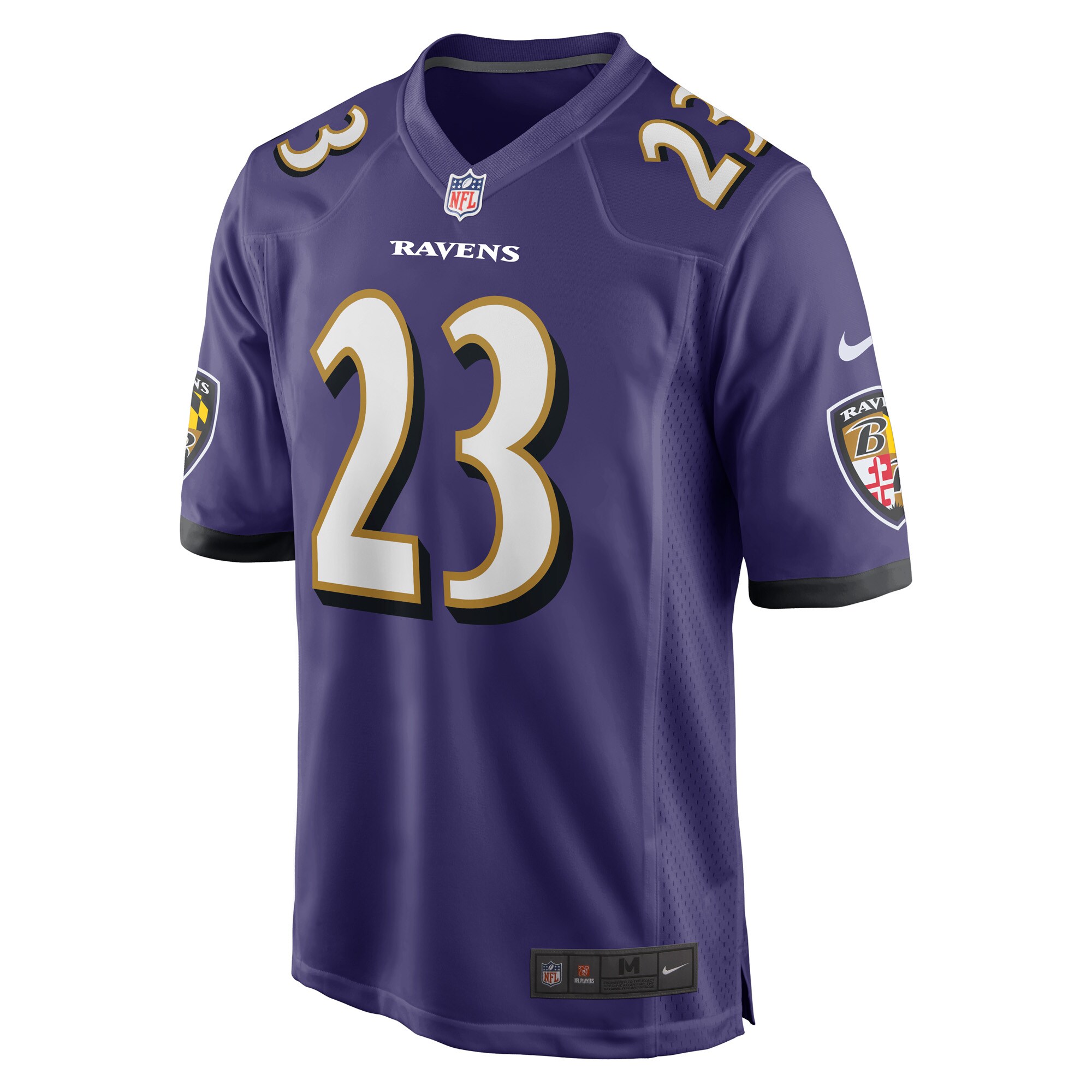 Kyle Fuller Baltimore RavensGame Player Jersey - Purple