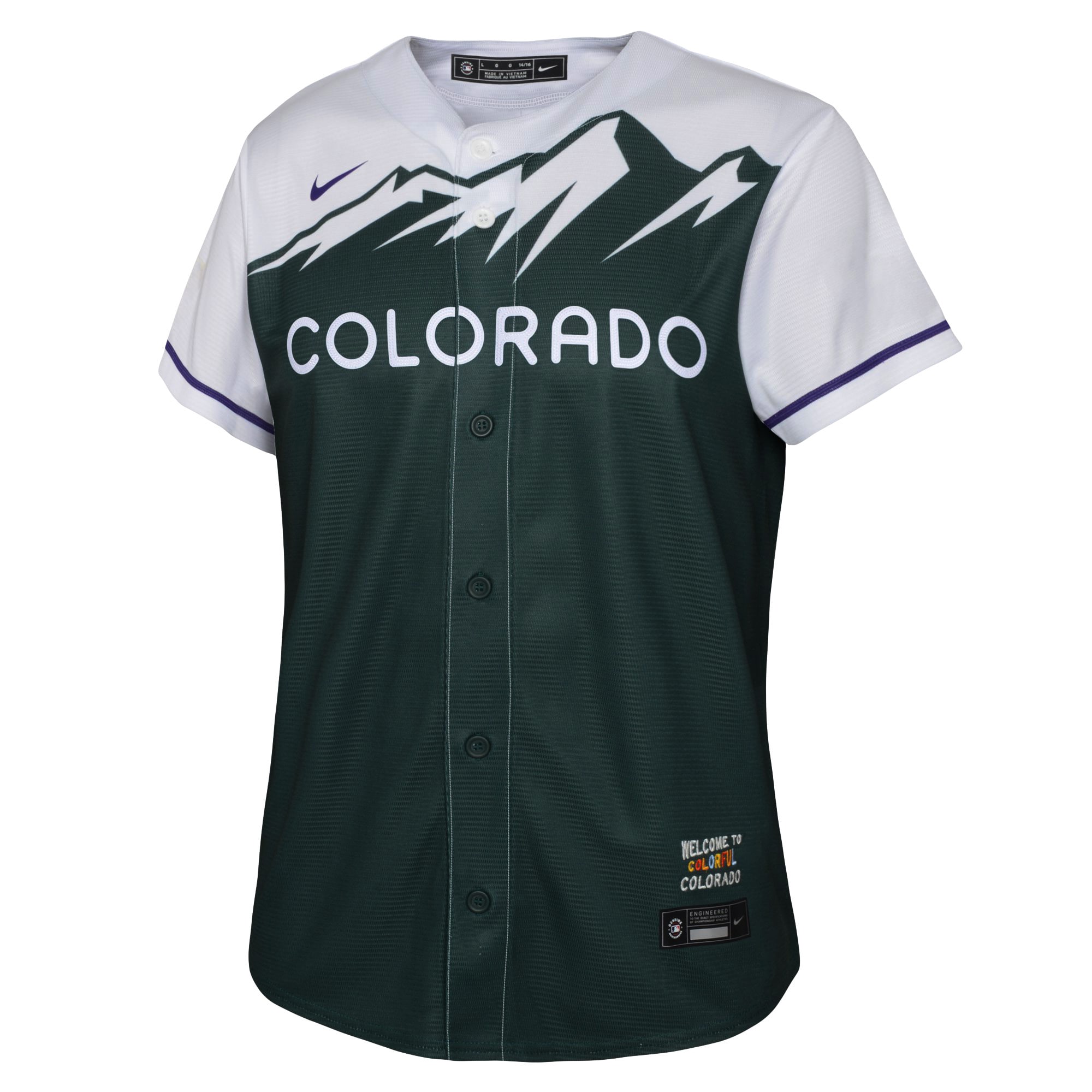 Kris Bryant Colorado RockiesYouth 2022 City Connect Replica Player Jersey - Green