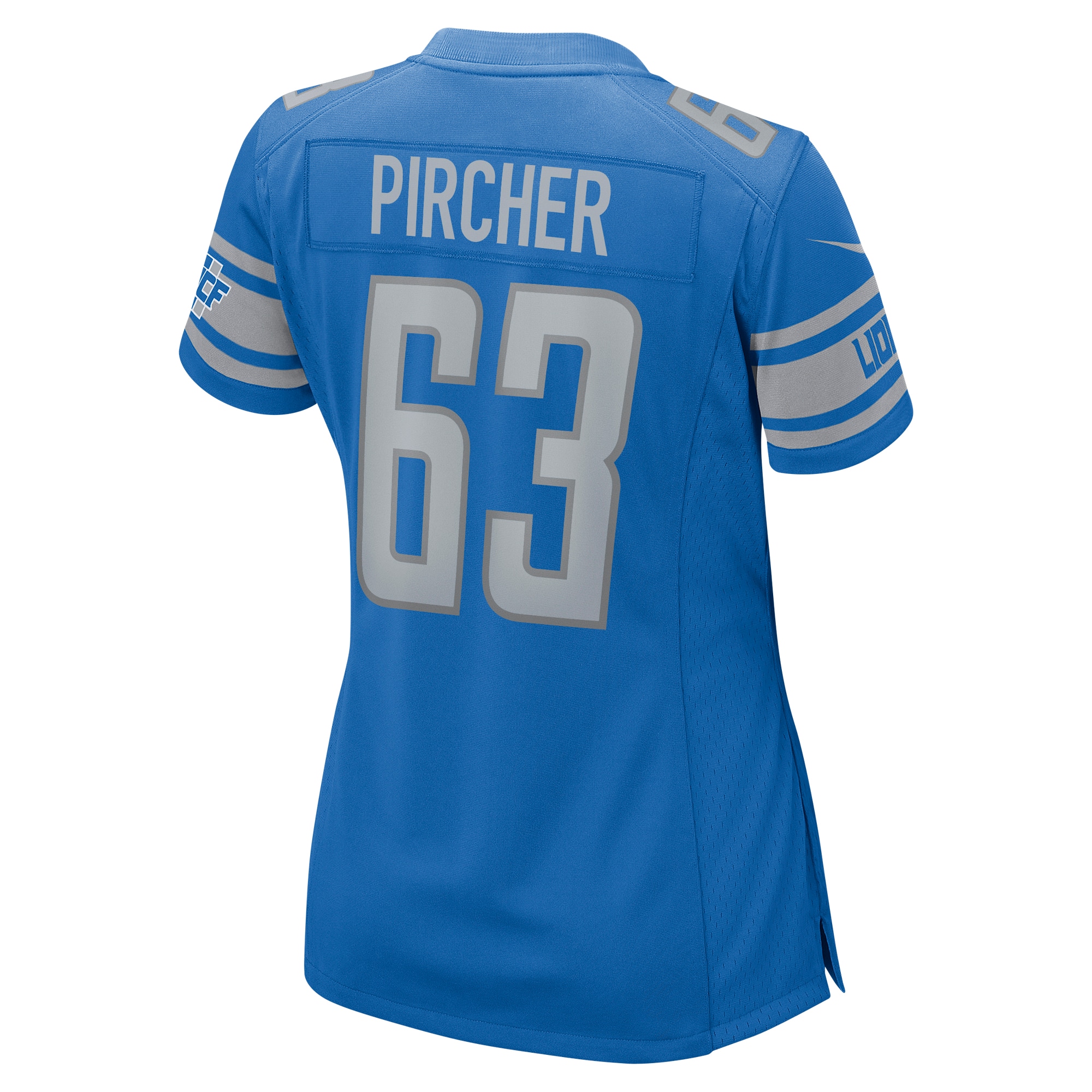 Max Pircher Detroit Lions Women's Team Game Jersey - Blue