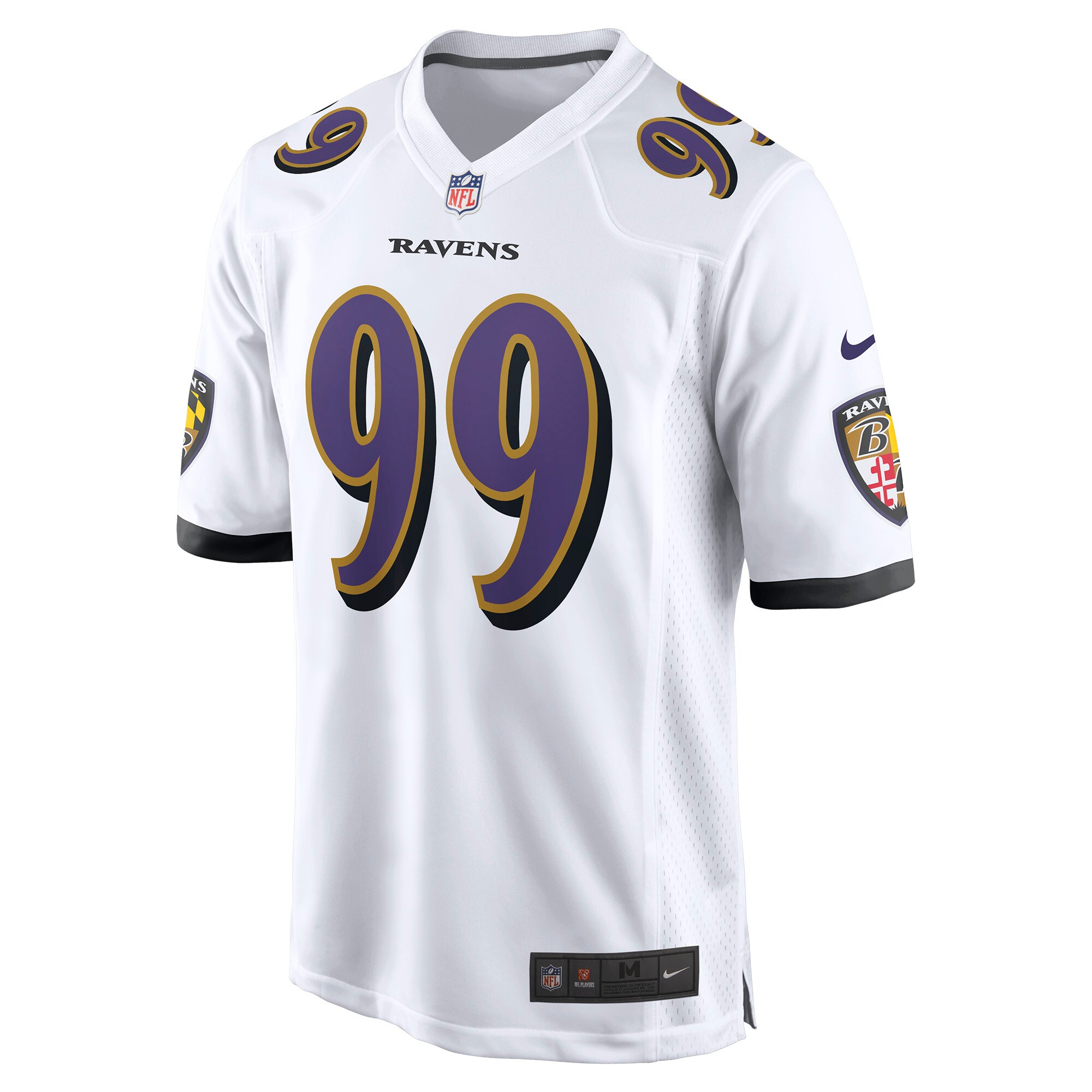 Odafe Oweh Baltimore RavensGame Jersey - White
