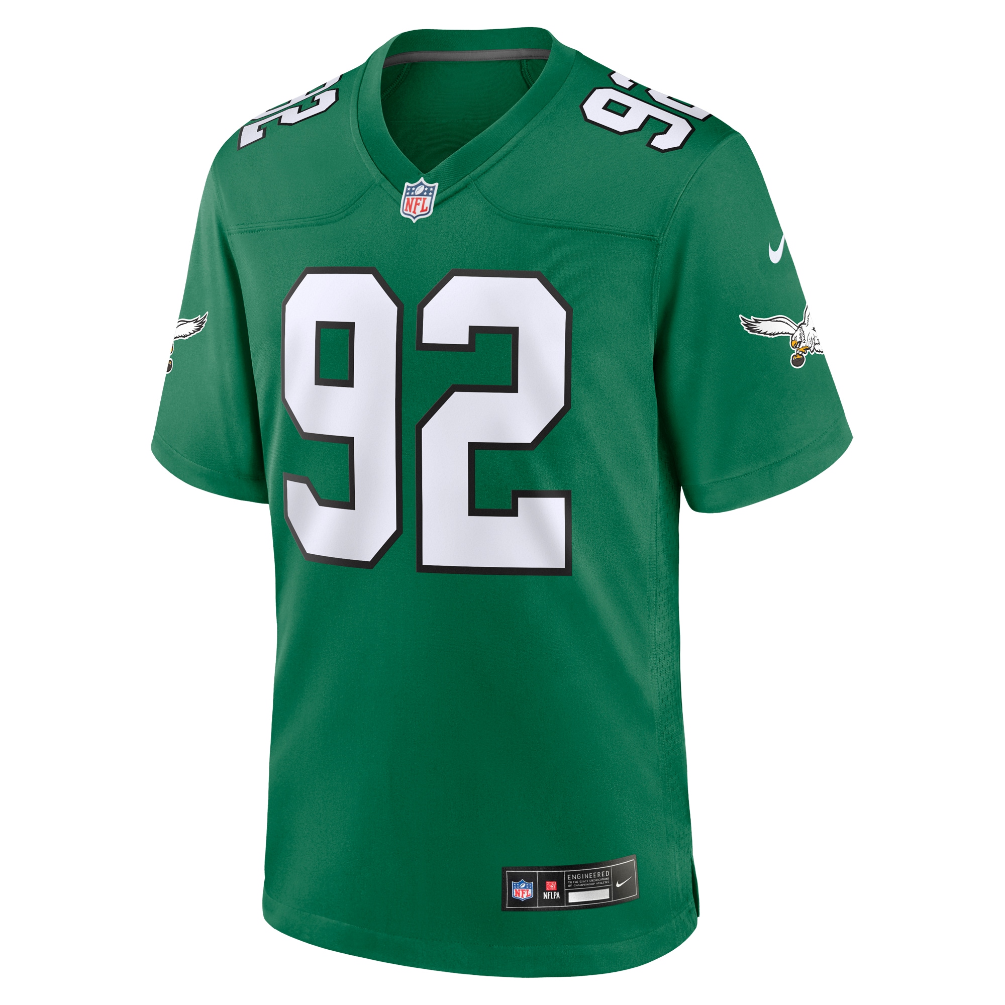 Reggie White Philadelphia EaglesAlternate Game Jersey - Kelly Green