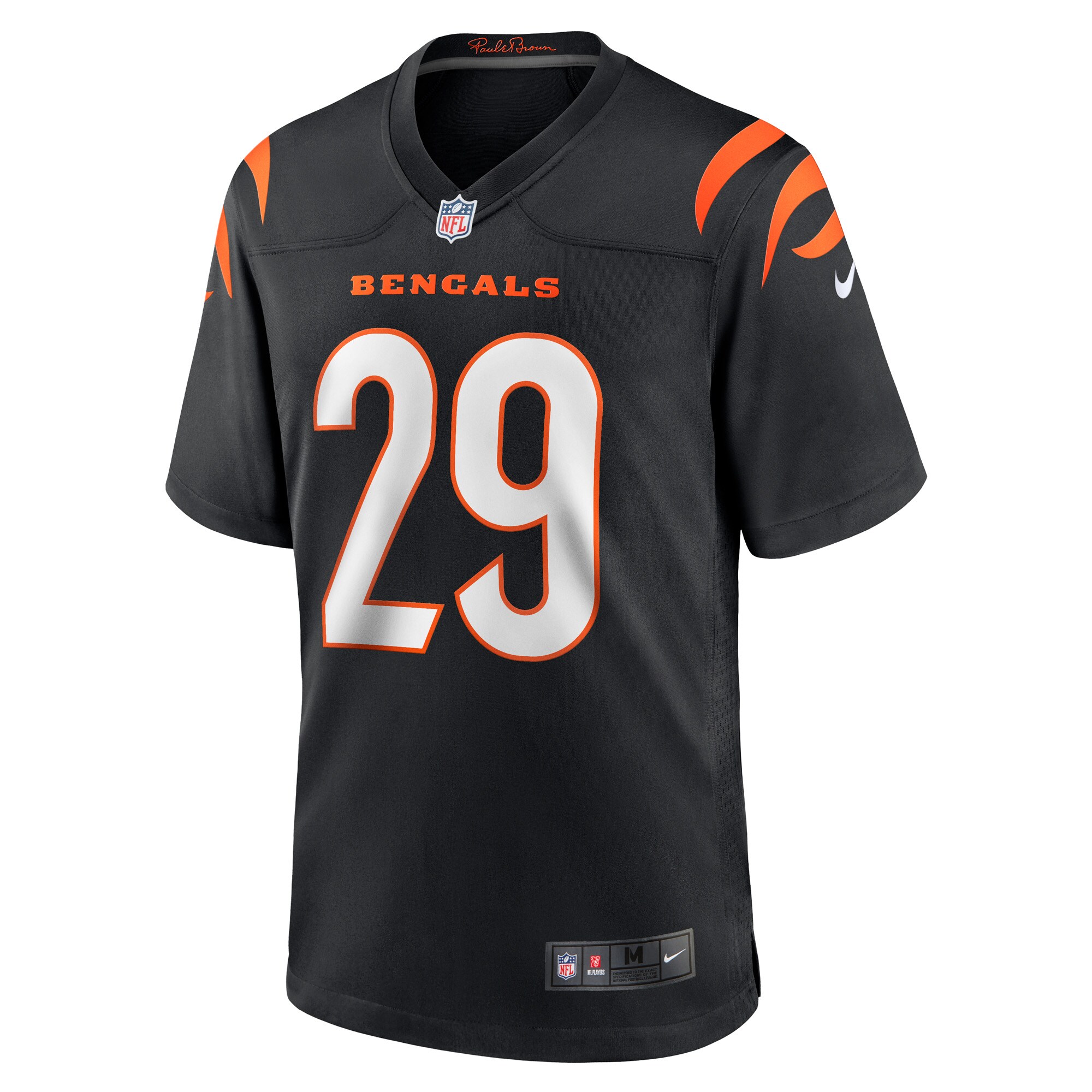 Cam Taylor-Britt Cincinnati BengalsGame Player Jersey - Black