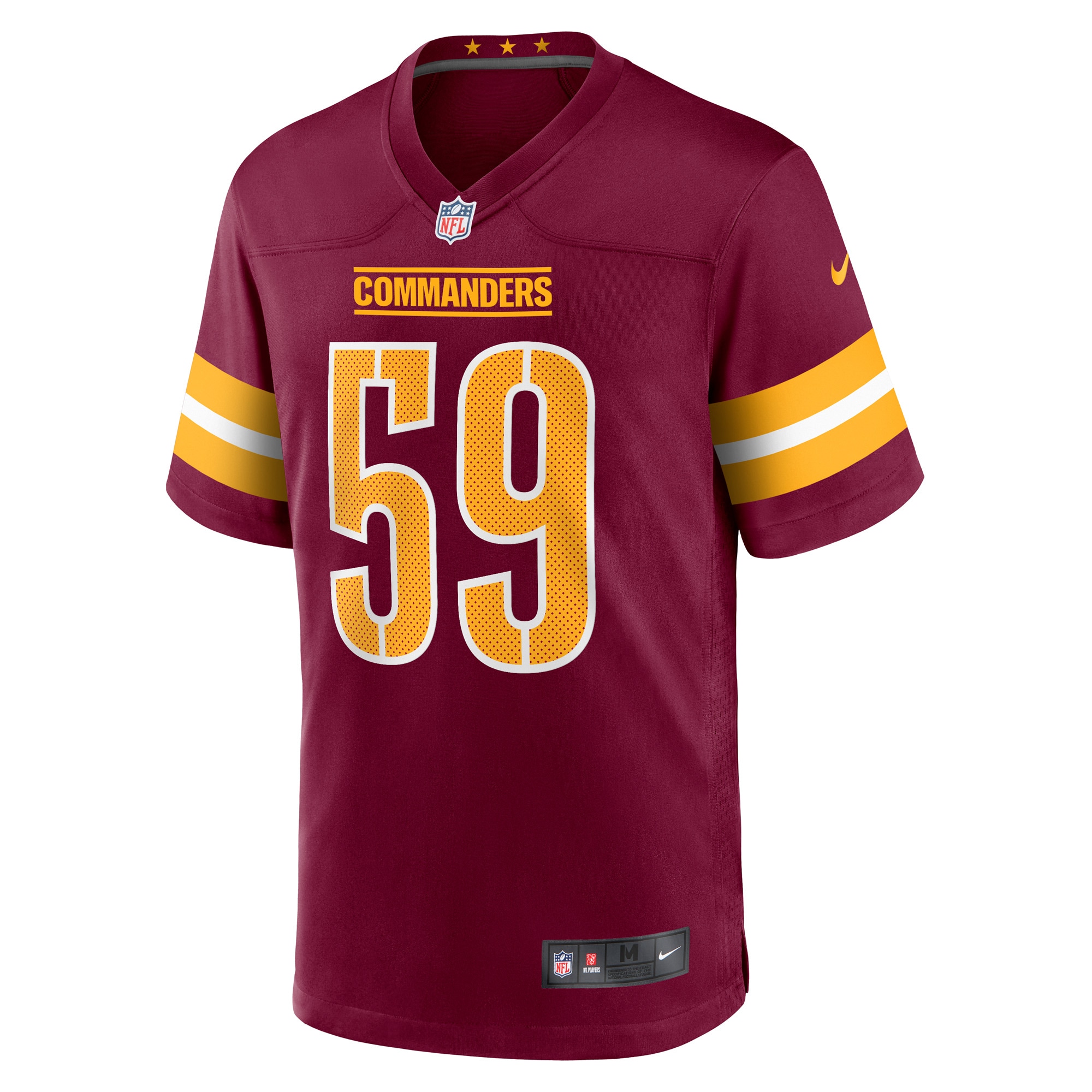 Jon Bostic Washington CommandersGame Player Jersey - Burgundy