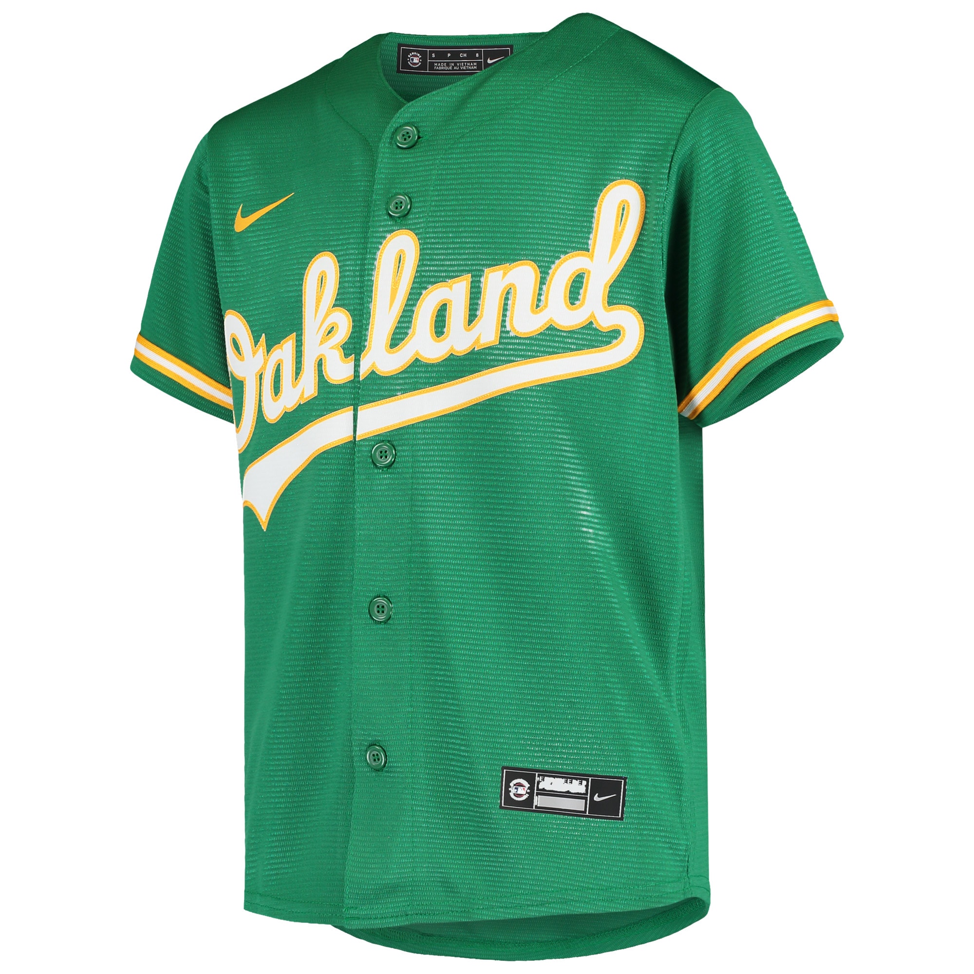Khris Davis Oakland AthleticsYouth Alternate Replica Jersey - Green