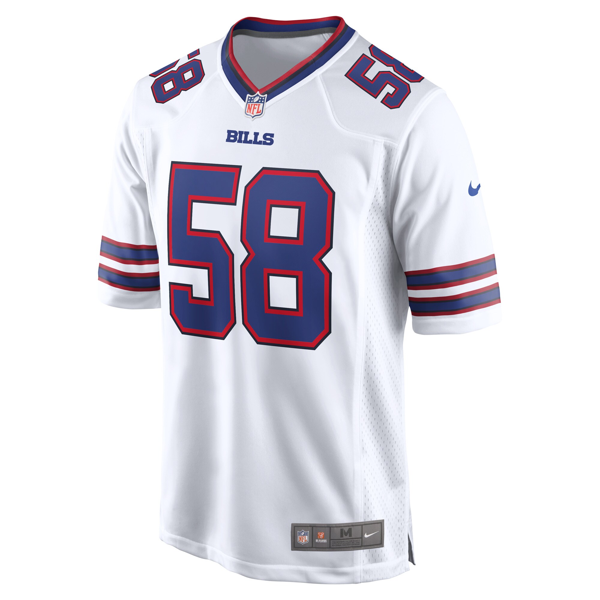 Matt Milano Buffalo BillsAway Game Player Jersey - White