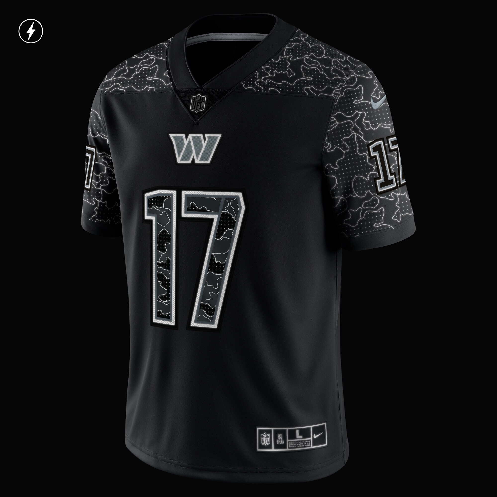 Terry McLaurin Washington CommandersRFLCTV Limited Jersey - Black