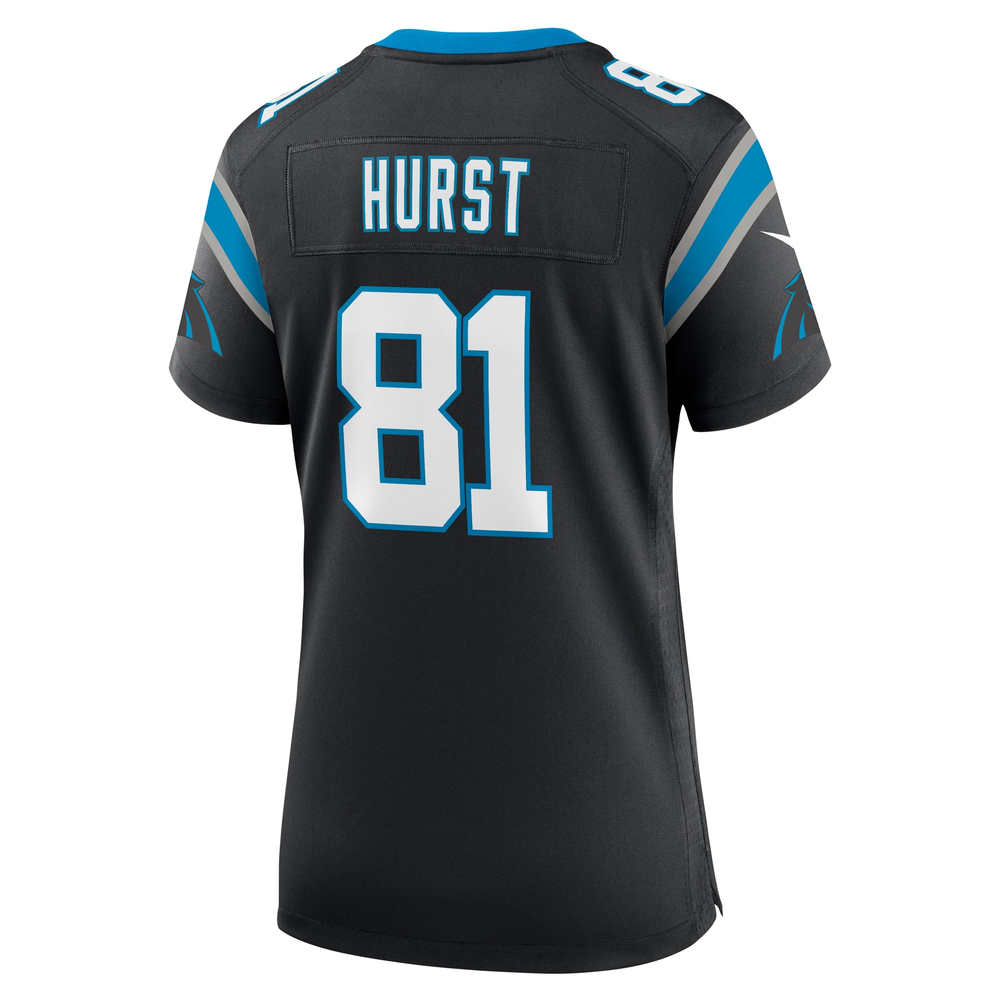 Hayden Hurst Carolina Panthers Women's Team Game Jersey - Black
