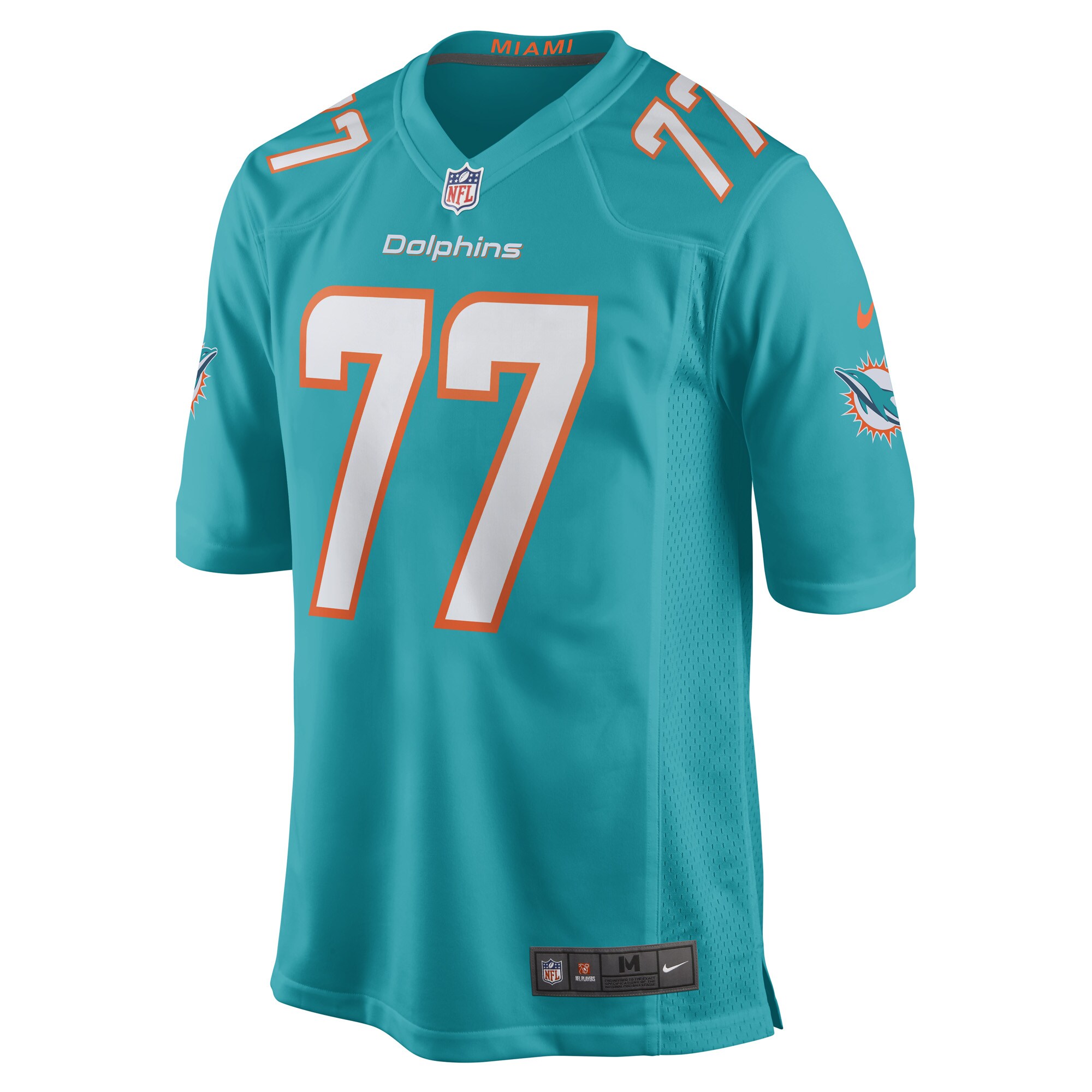 John Jenkins Miami DolphinsGame Player Jersey - Aqua