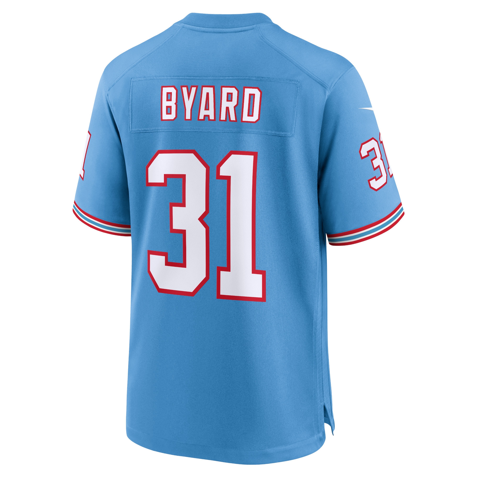 Kevin Byard Tennessee TitansOilers Throwback Alternate Game Player Jersey - Light Blue