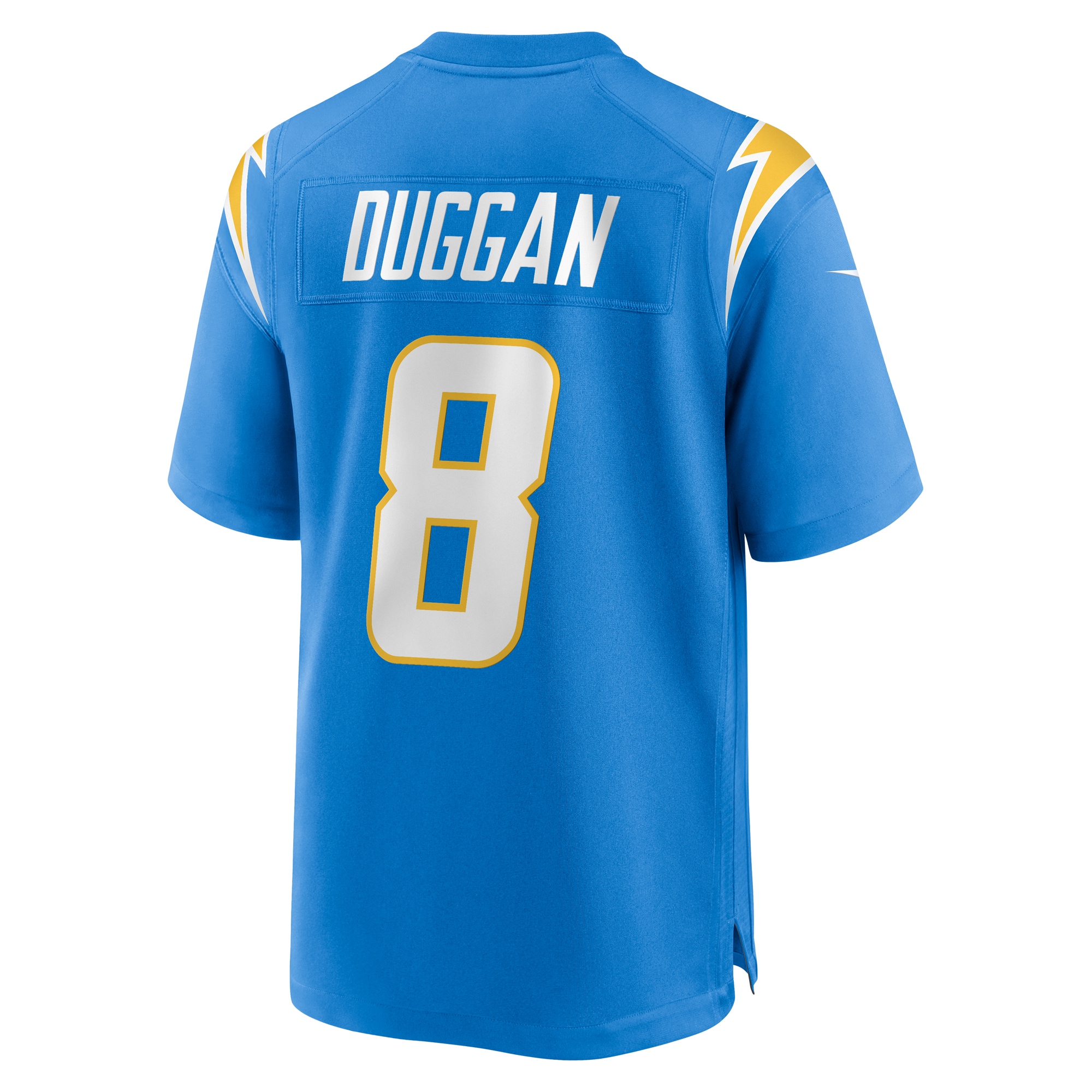 Max Duggan Los Angeles ChargersTeam Game Jersey - Powder Blue