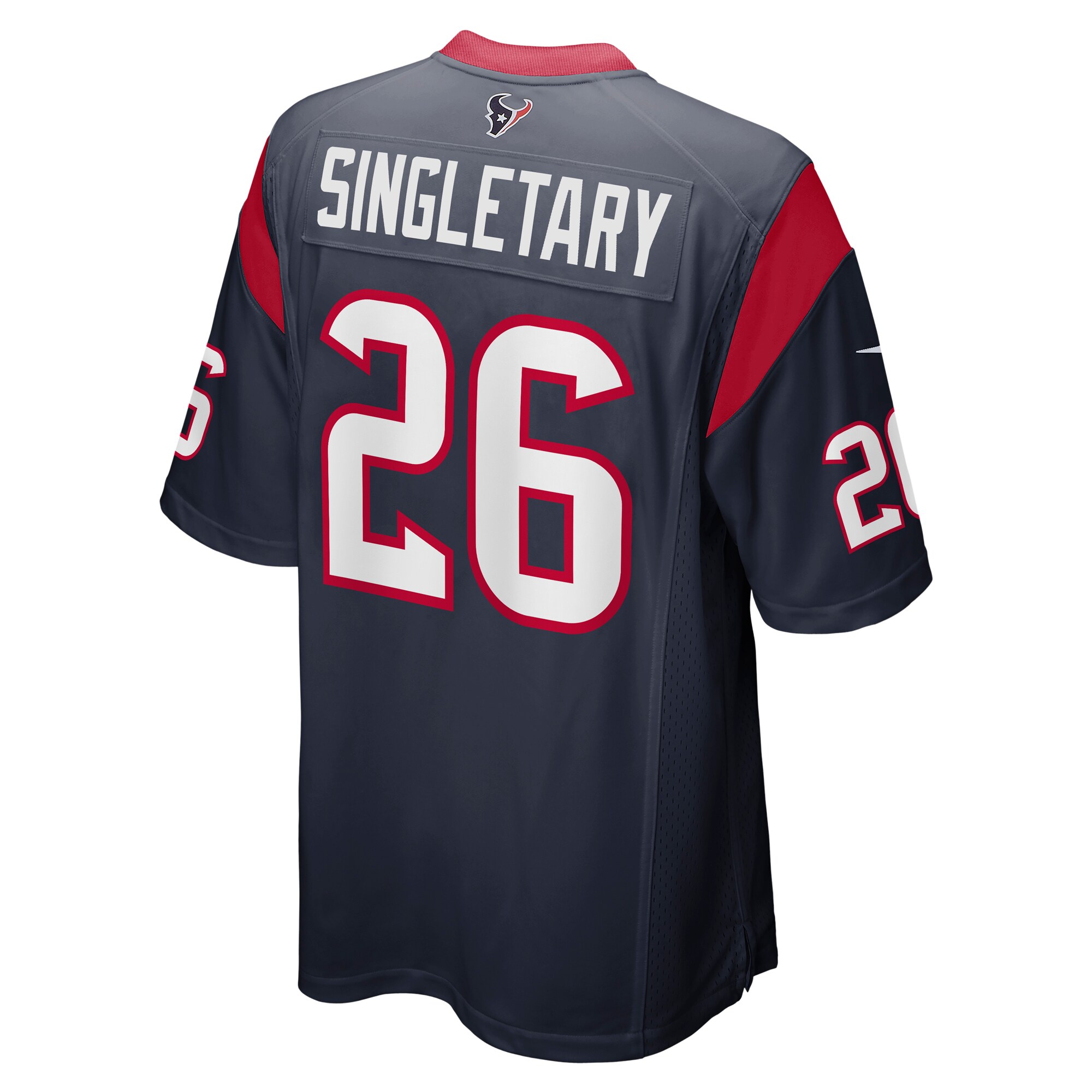 Devin Singletary Houston TexansTeam Game Jersey - Navy