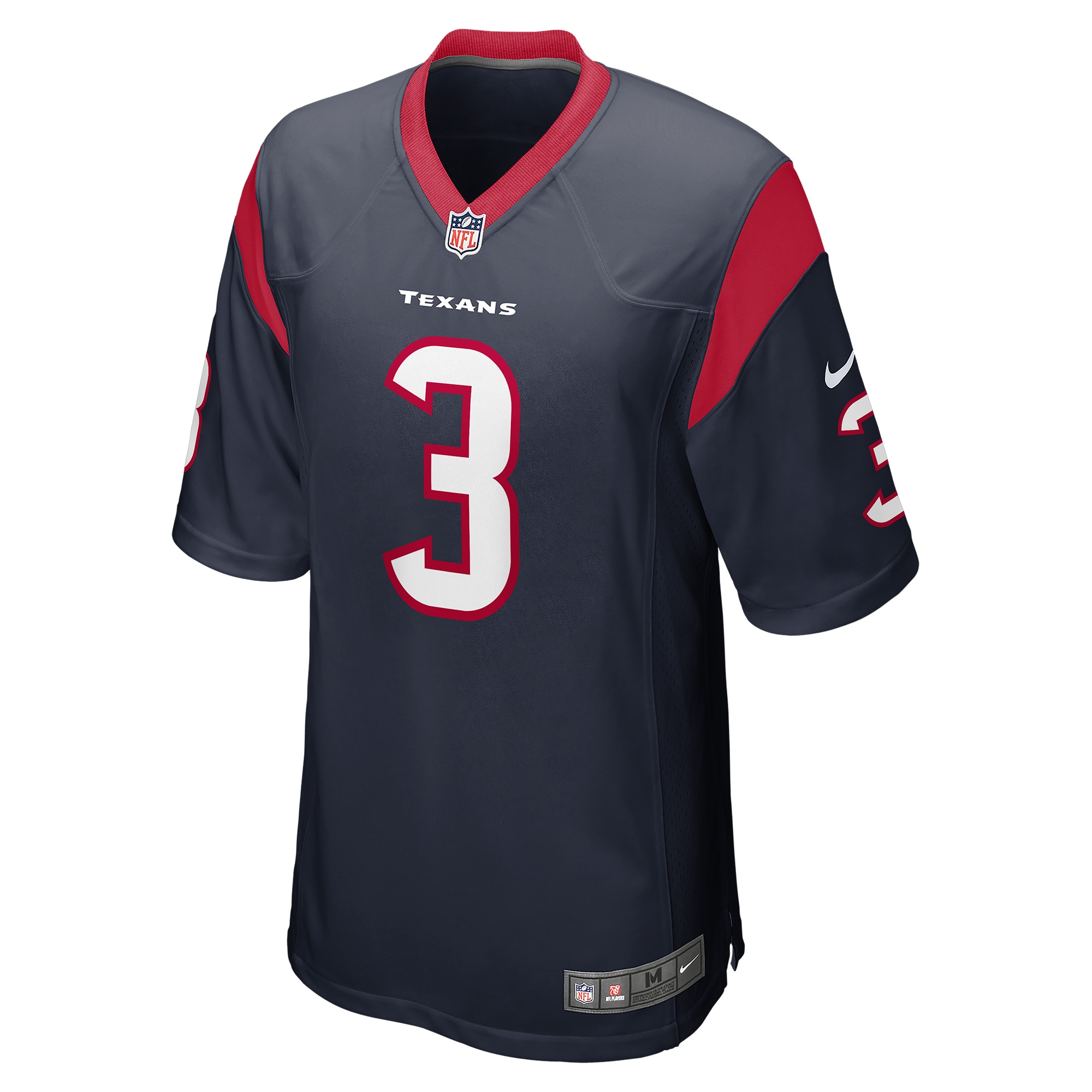 Kyle Allen Houston TexansGame Jersey - Navy