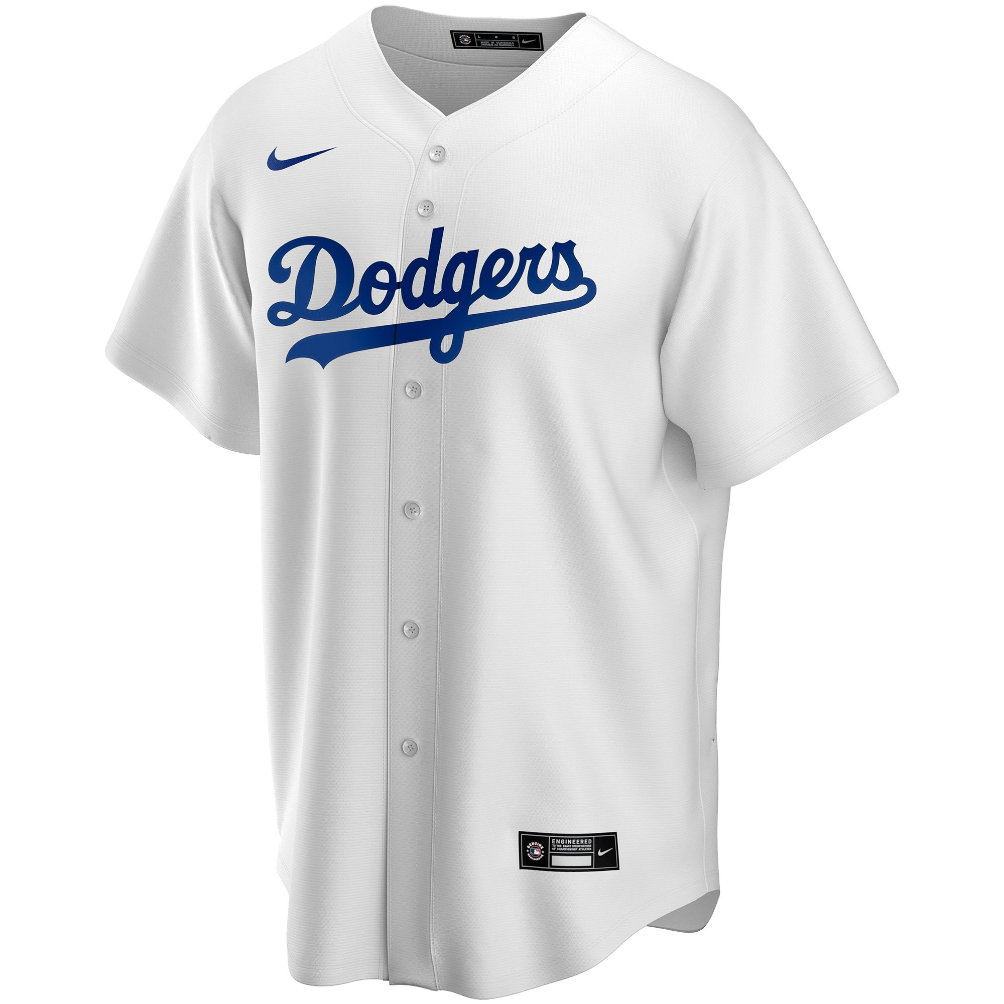 Los Angeles DodgersYouth Home Replica Custom Jersey - White