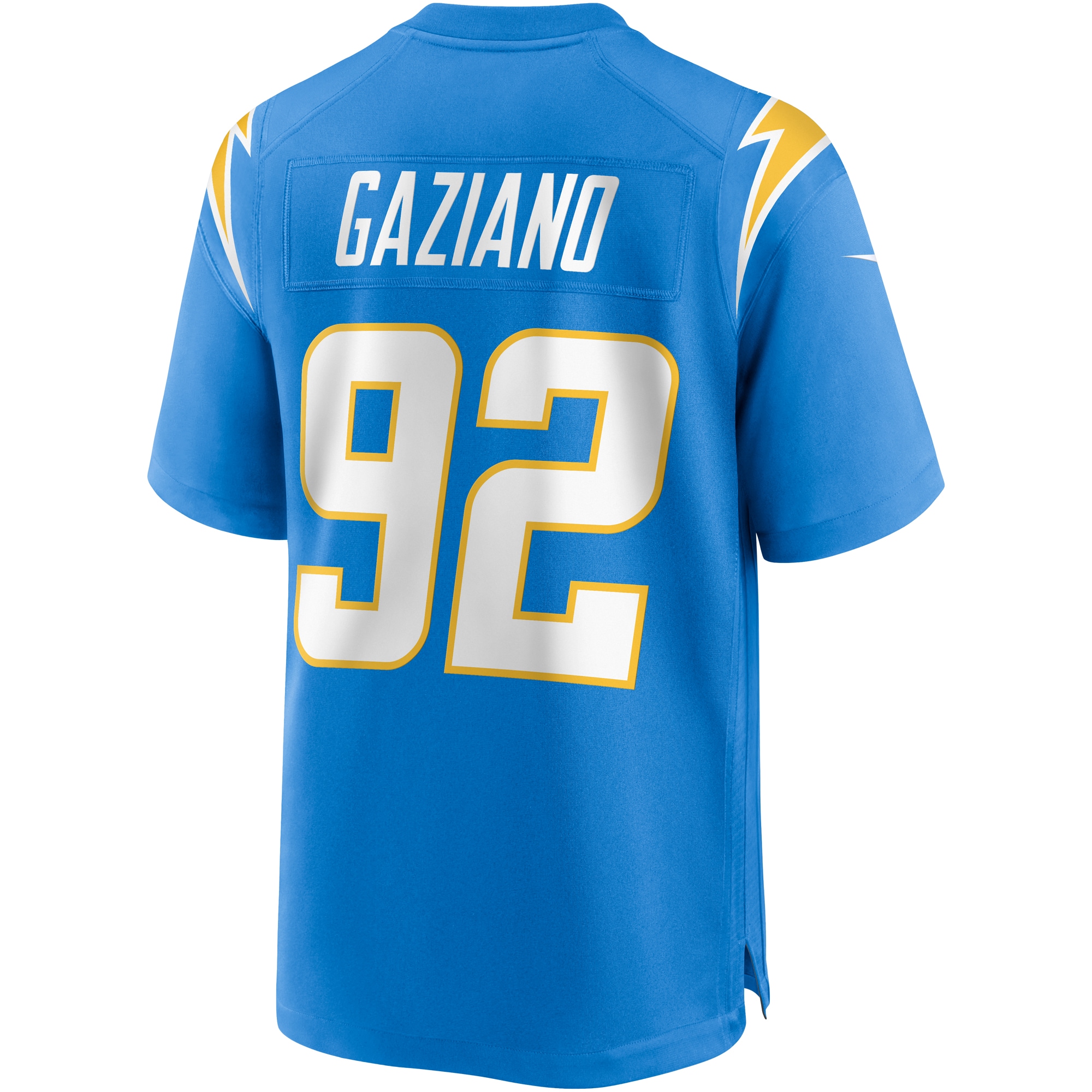 Joe Gaziano Los Angeles ChargersGame Jersey - Powder Blue