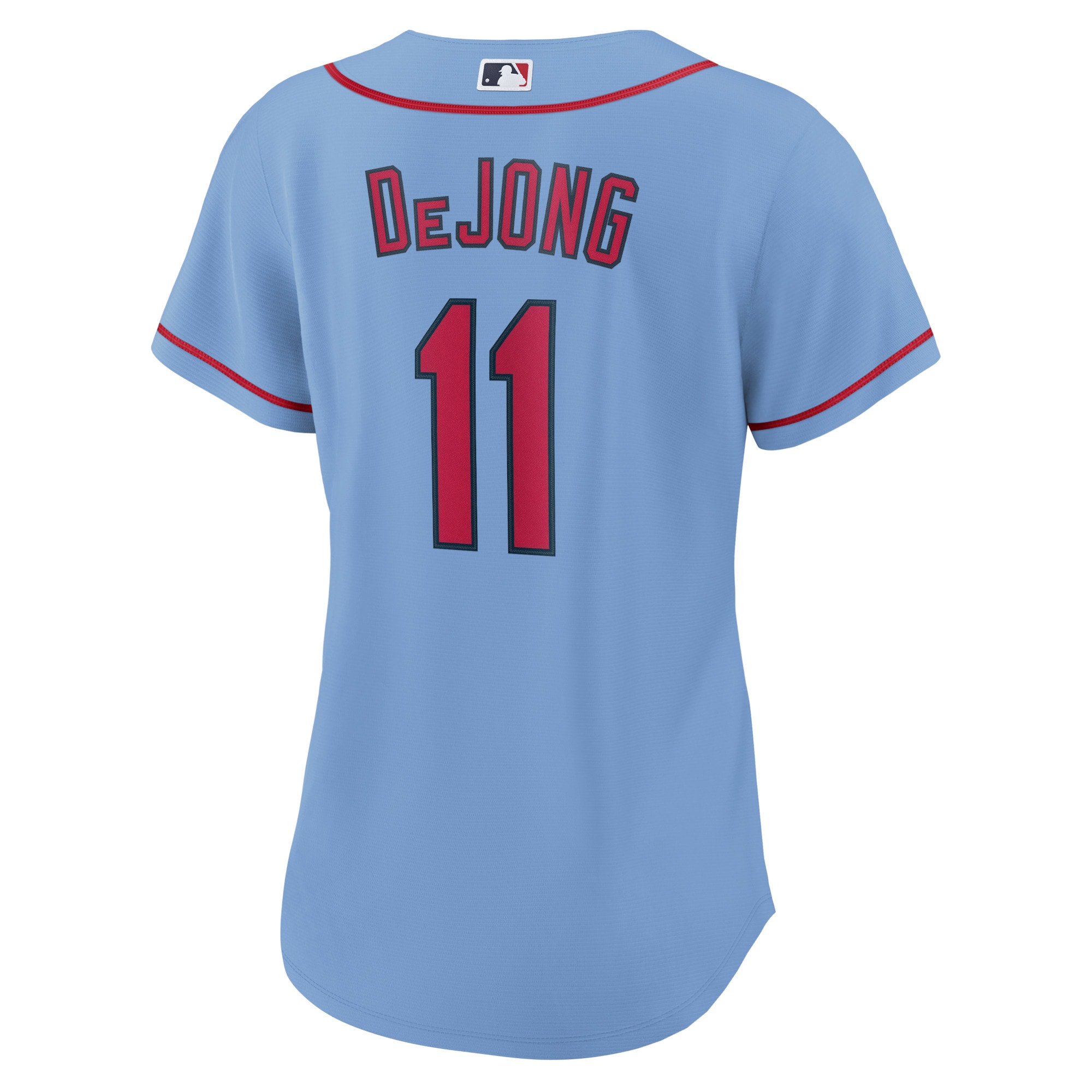 Paul DeJong St. Louis Cardinals Women's Alternate Replica Player Jersey - Light Blue