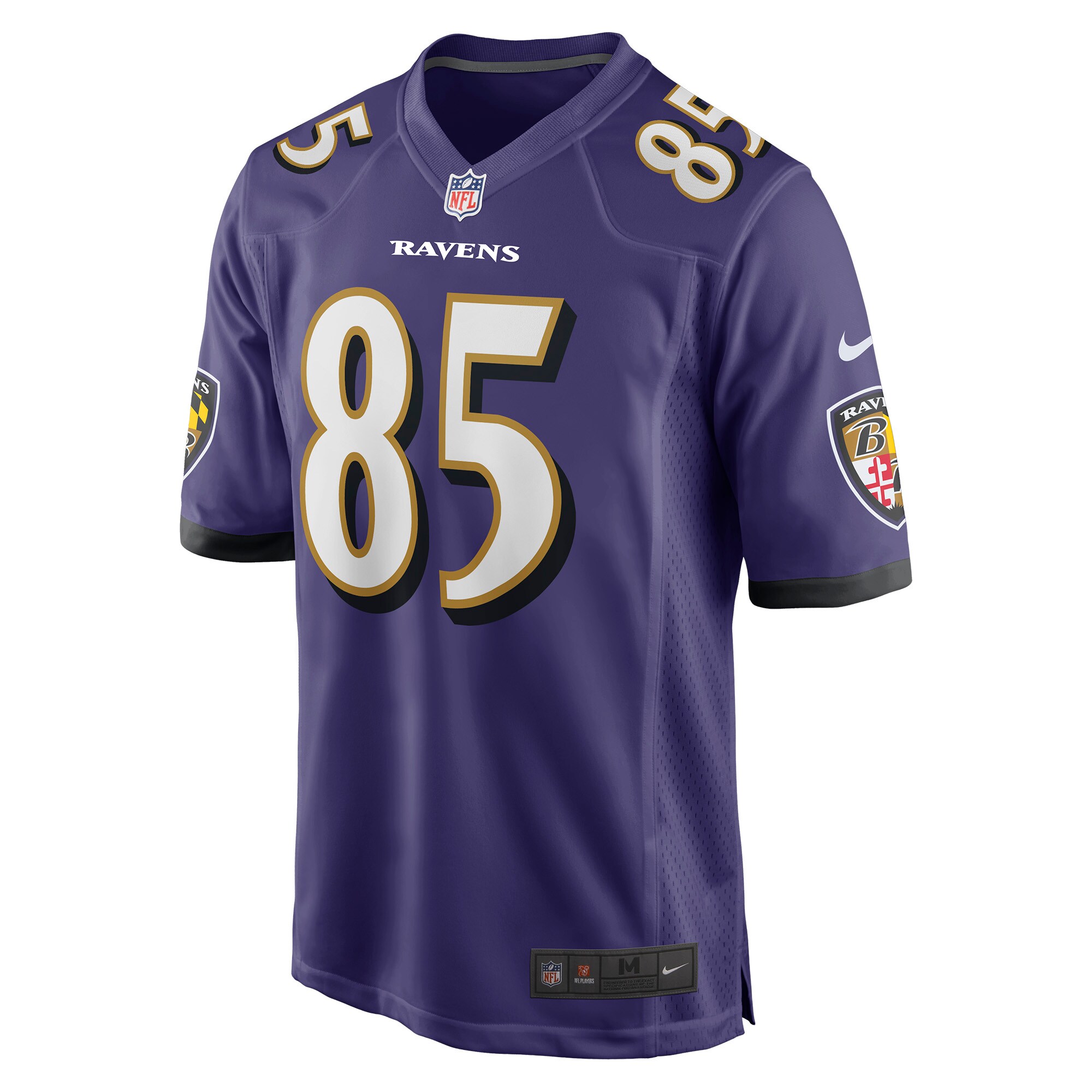 Shemar Bridges Baltimore RavensPlayer Game Jersey - Purple