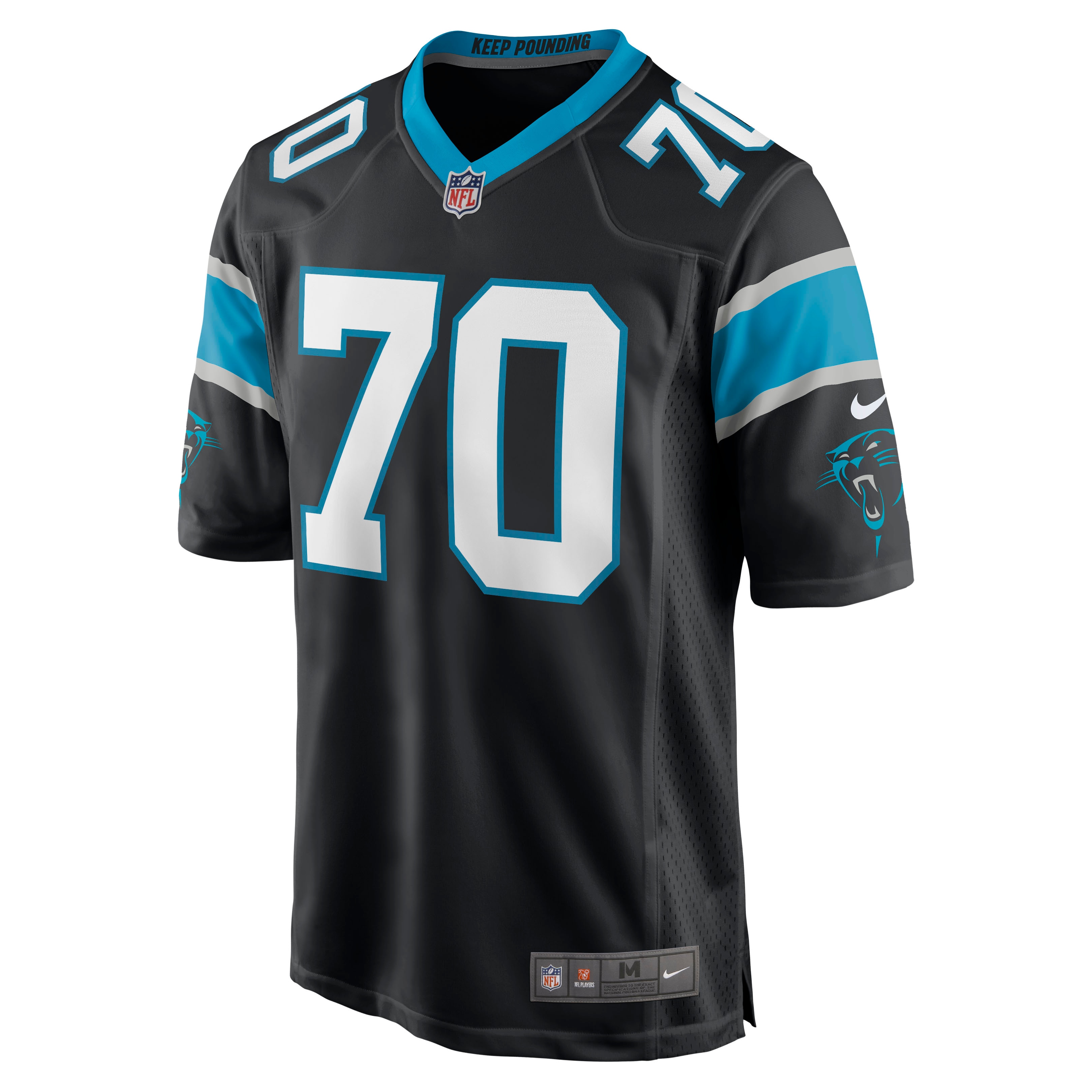Brady Christensen Carolina PanthersGame Jersey - Black