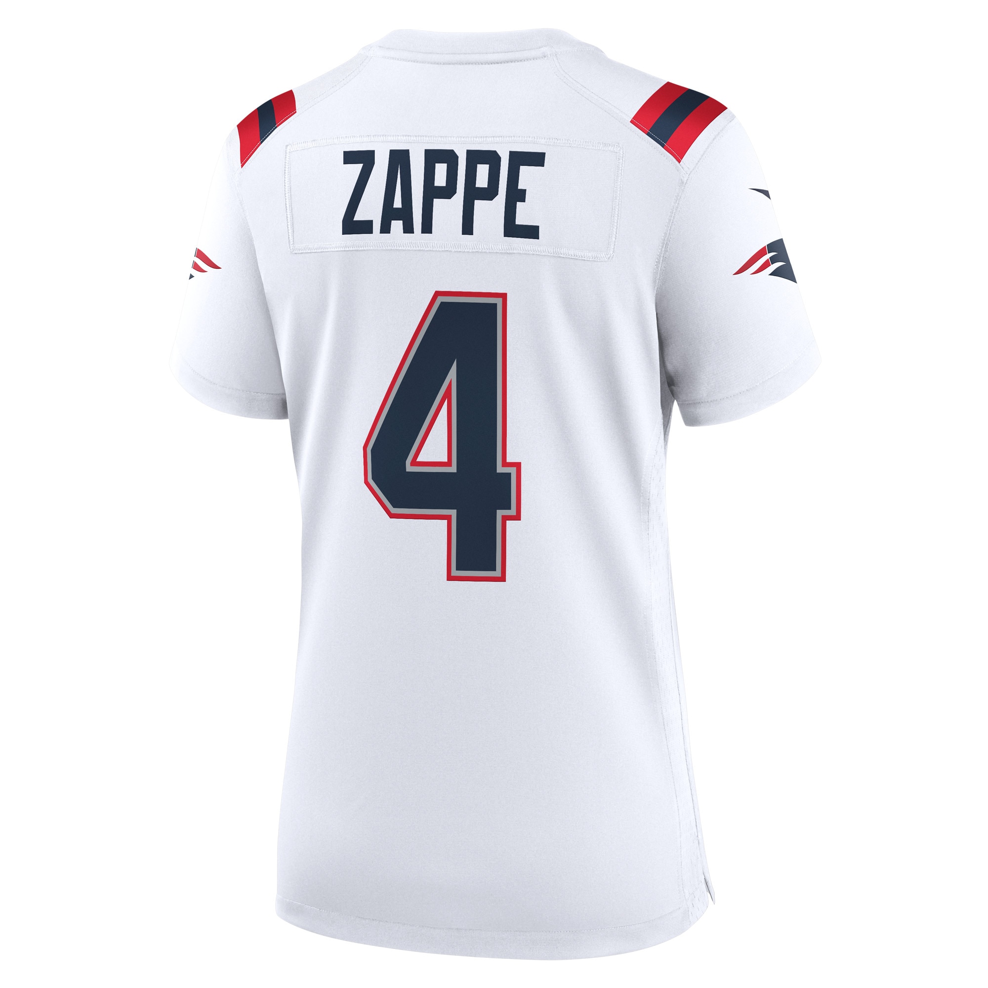 Bailey Zappe New England Patriots Women's Game Player Jersey - White