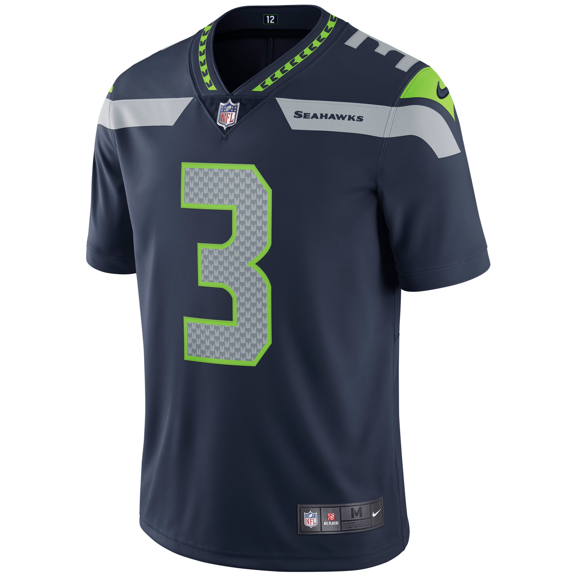 Russell Wilson Seattle SeahawksVapor Untouchable Limited Player Jersey - College Navy