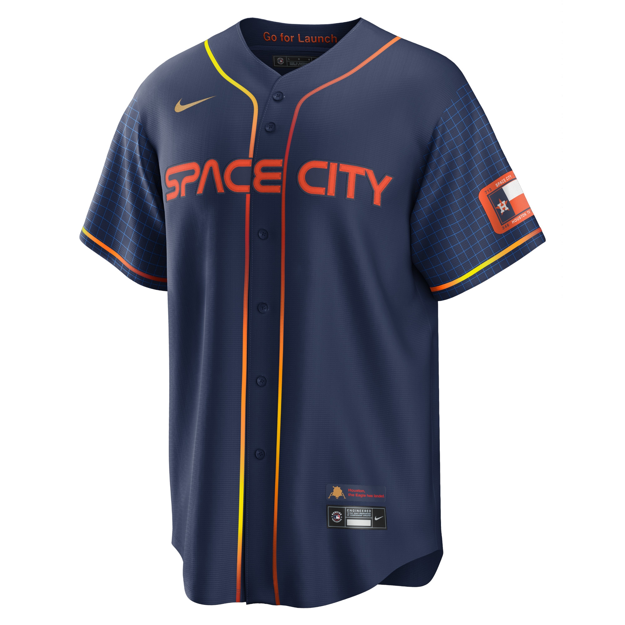 Jose Altuve Houston Astros2022 City Connect Replica Player Jersey - Navy